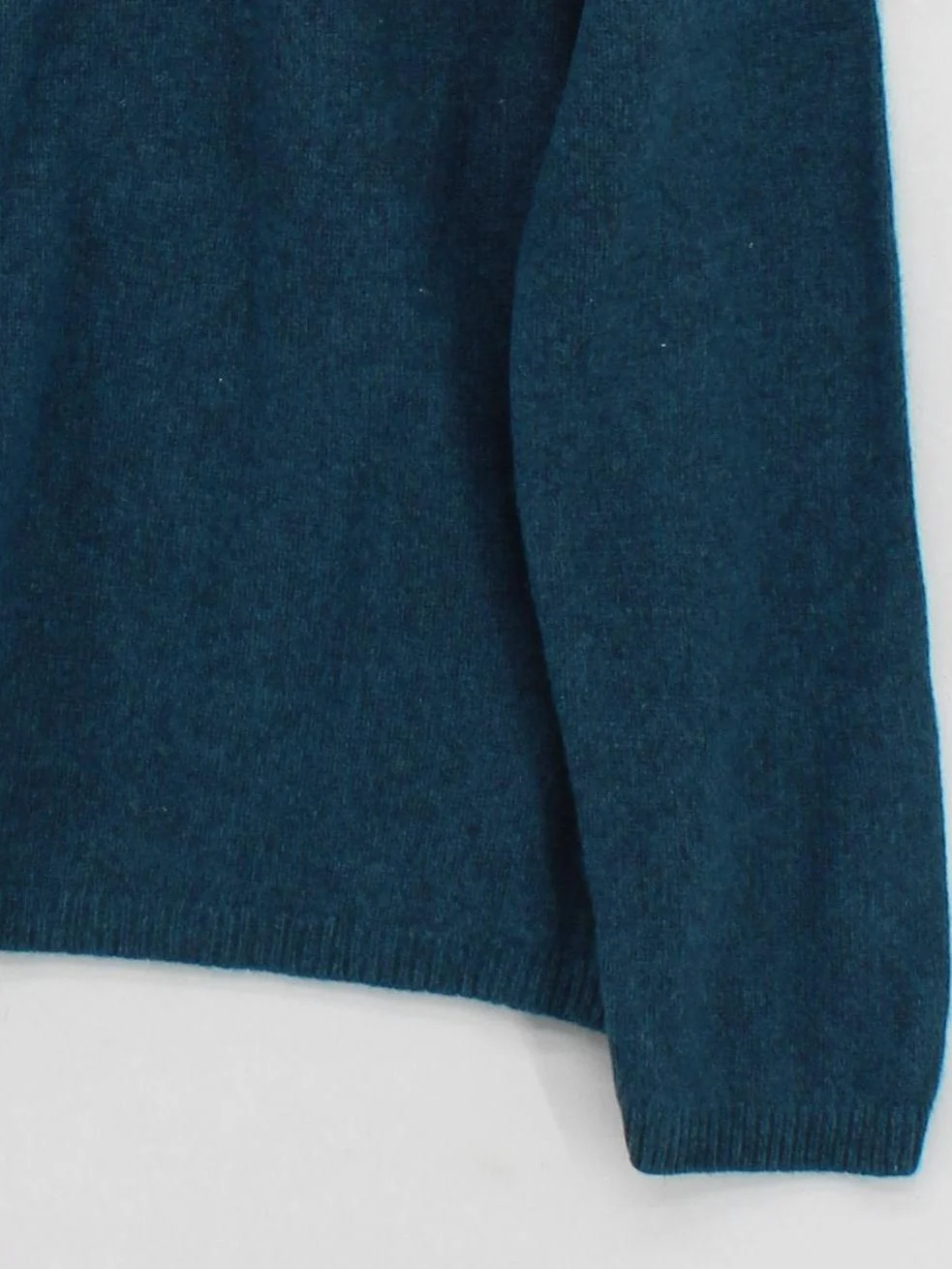 SEASALT CORNWALL Women's Jumper UK 14 Blue Wool with Nylon Round Neck Pullover - Image 4