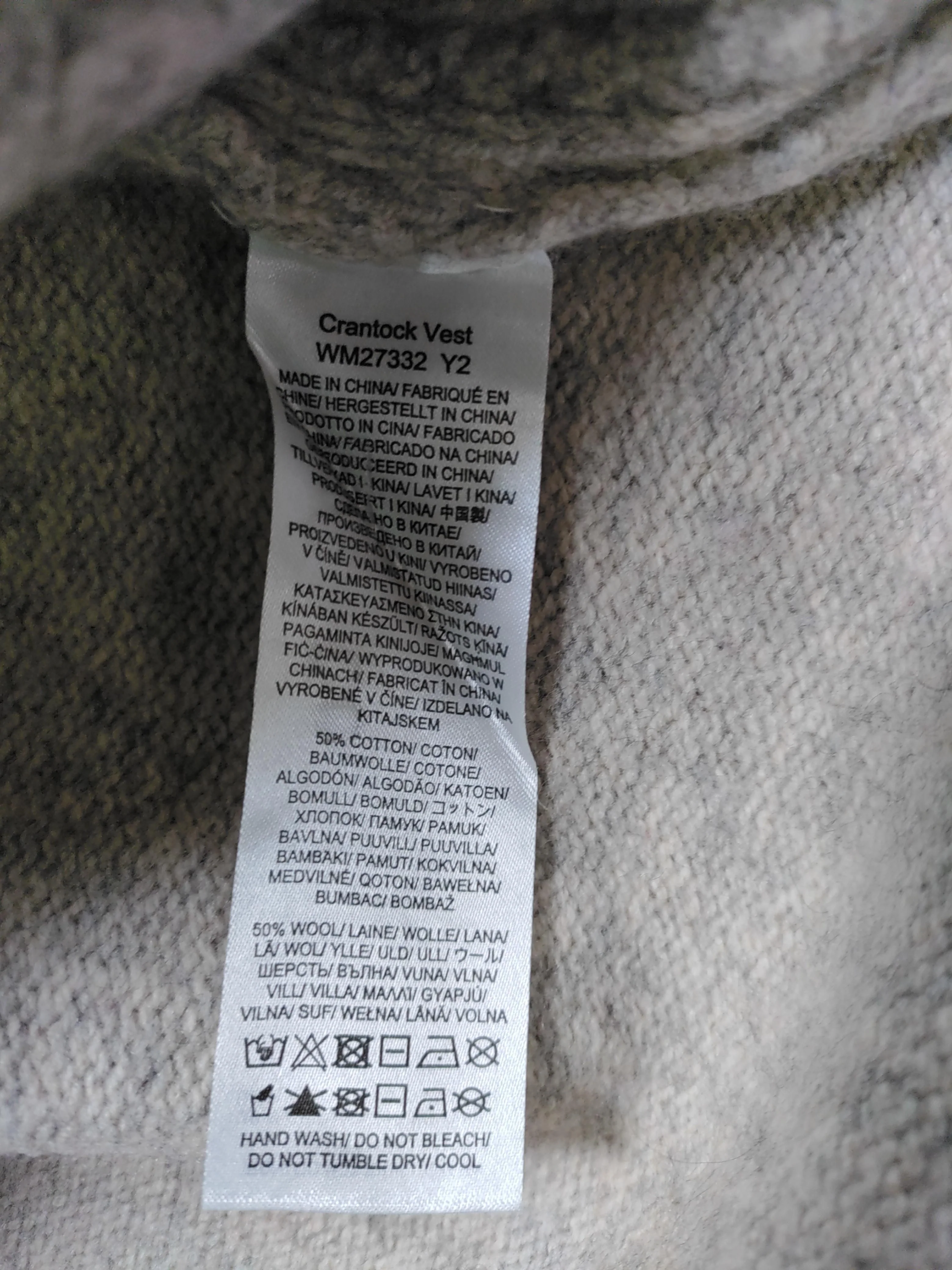 SEASALT CORNWALL Women's Jumper UK 14 Cream Wool with Cotton Roll Neck Vest - Image 6