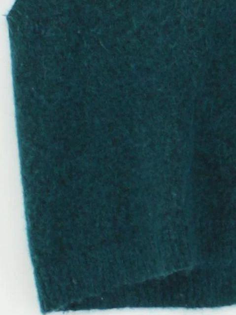 SEASALT CORNWALL Women's Jumper UK 14 Green 100% Nylon V-Neck Vest - Image 4