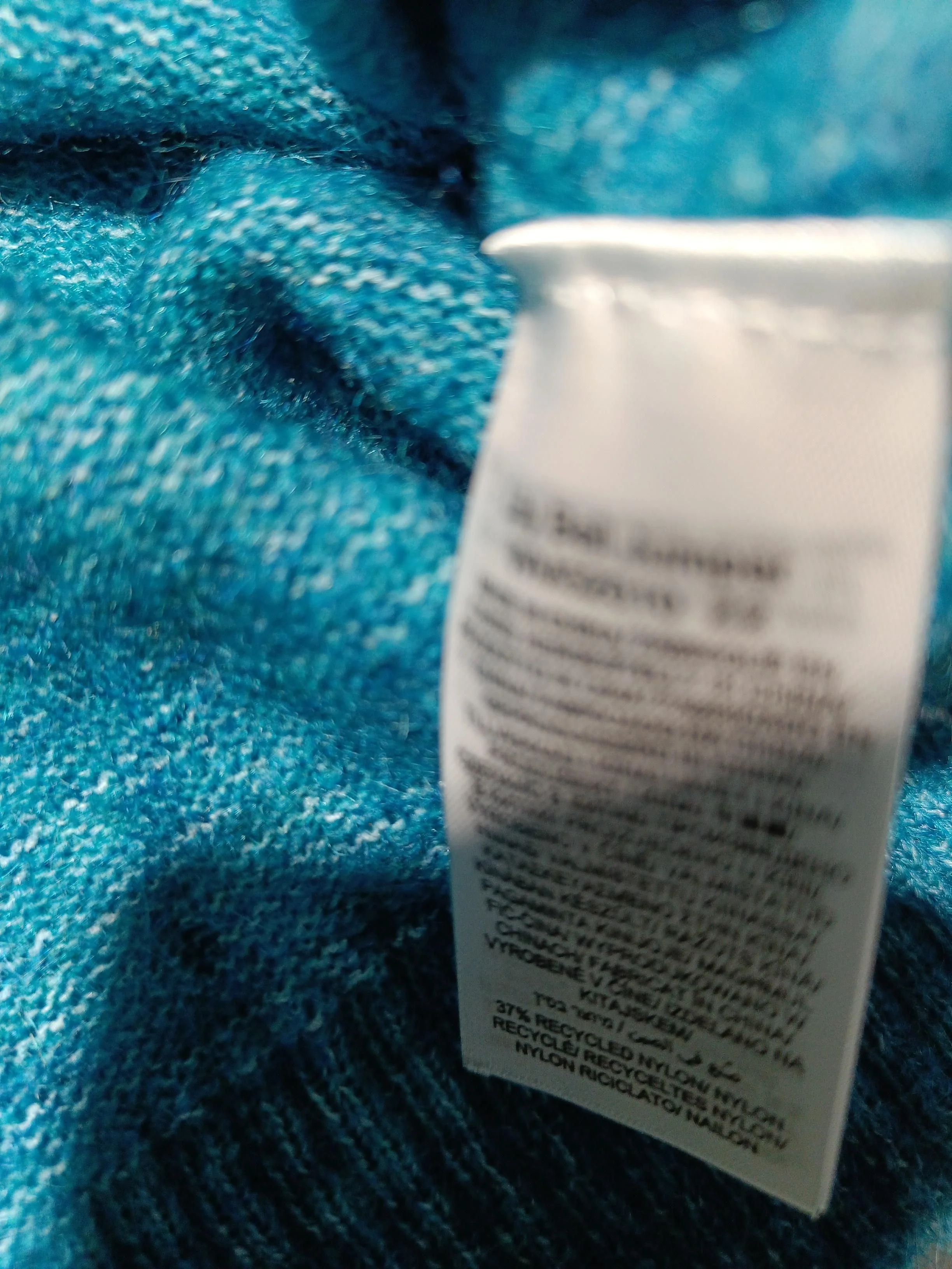 SEASALT CORNWALL Women's Jumper UK 16 Blue Other with Nylon Round Neck Pullover - Image 6