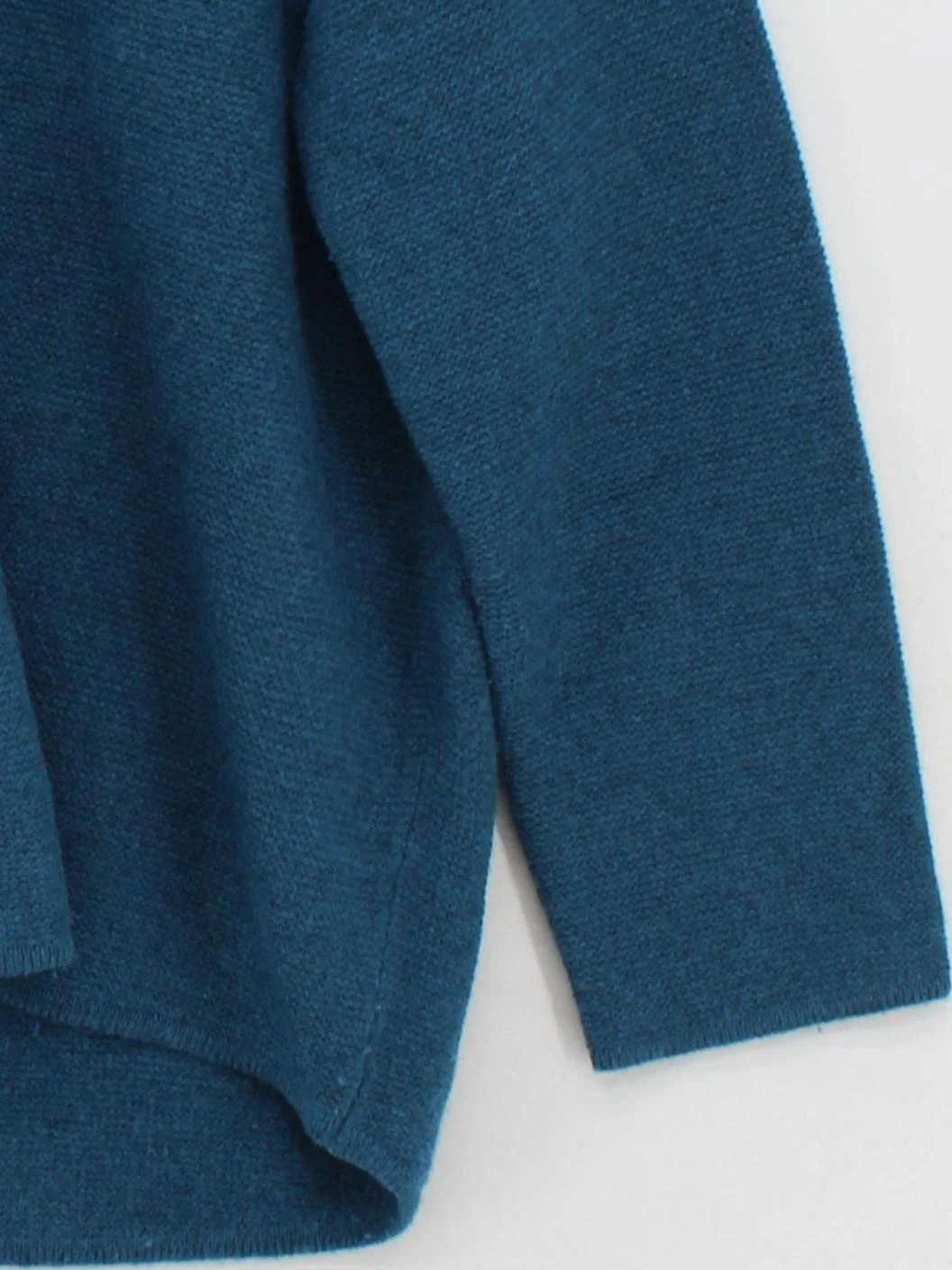 SEASALT CORNWALL Women's Jumper UK 16 Blue Wool with Nylon Round Neck Pullover - Image 4