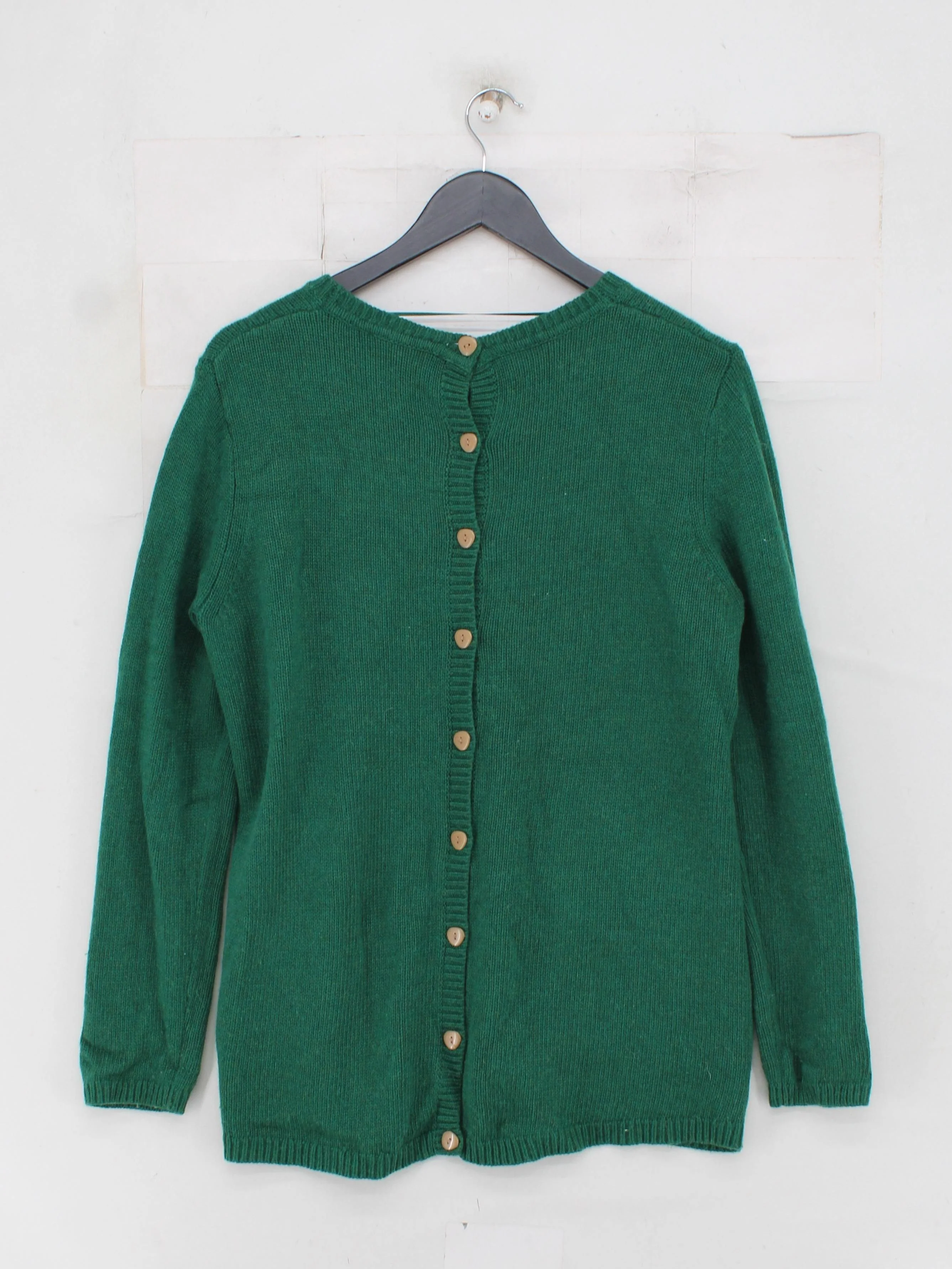 SEASALT CORNWALL Women's Jumper UK 16 Green Viscose - Image 2
