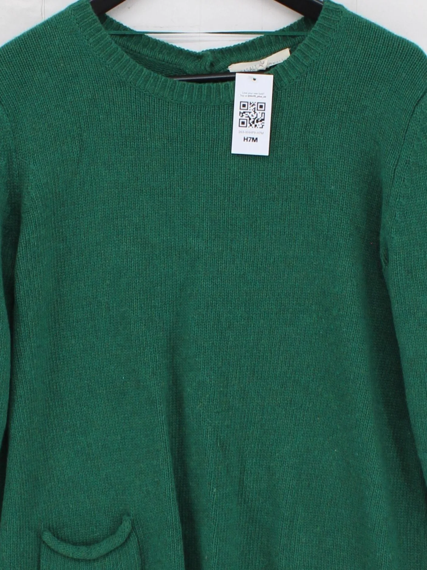 SEASALT CORNWALL Women's Jumper UK 16 Green Viscose - Image 3