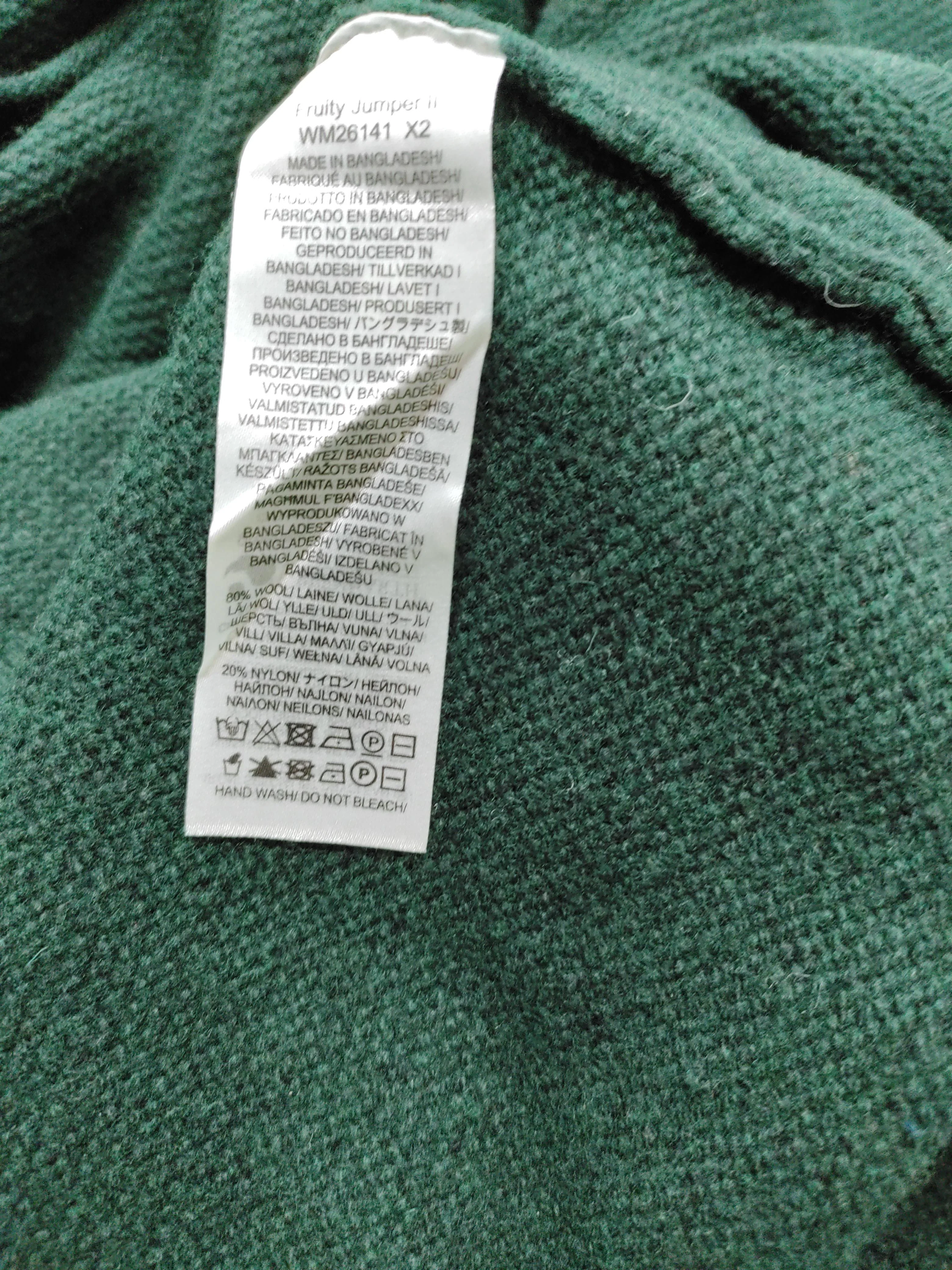 SEASALT CORNWALL Women's Jumper UK 16 Green Wool with Nylon Round Neck Pullover - Image 7