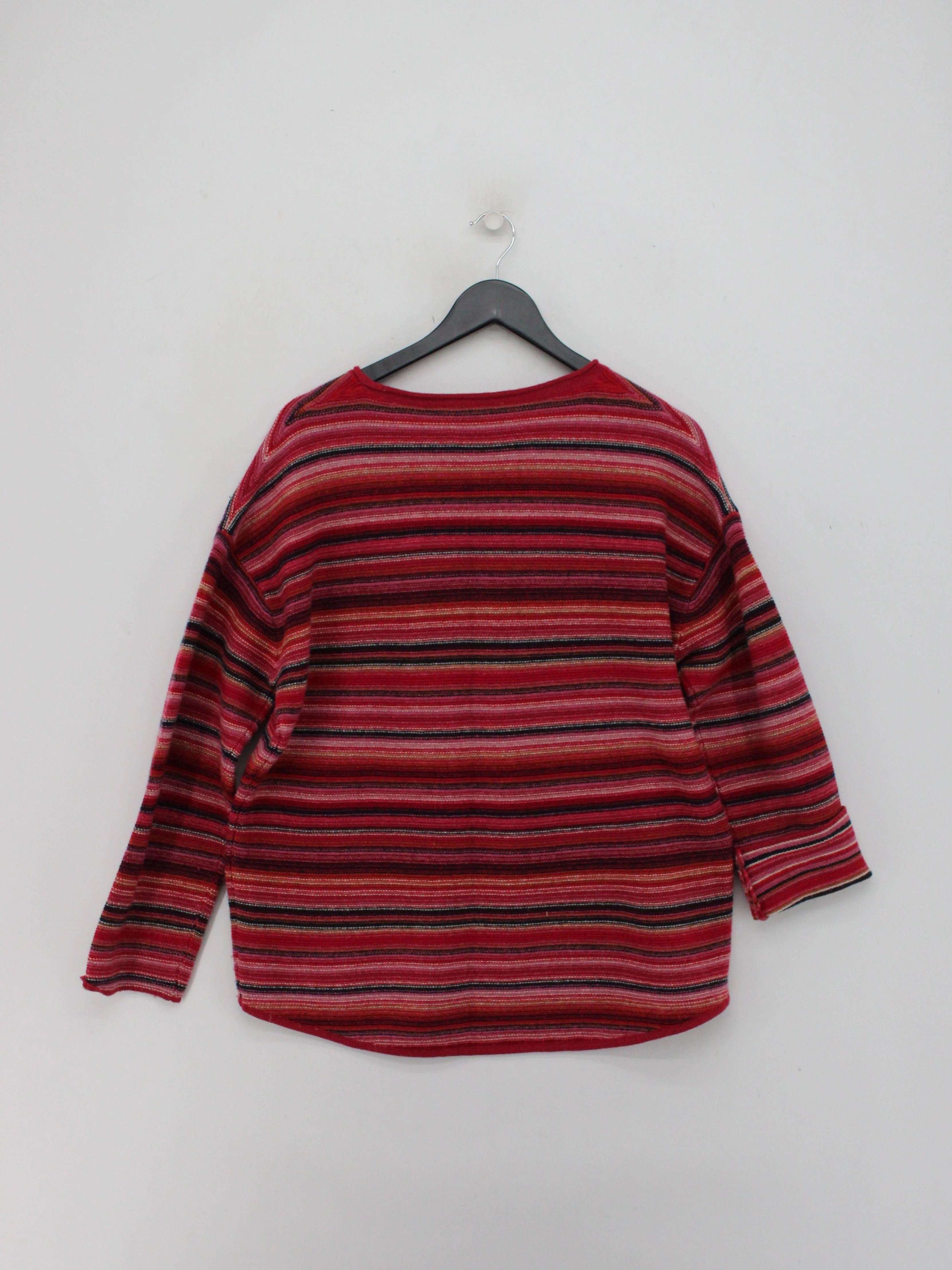 SEASALT CORNWALL Women's Jumper UK 16 Multi Wool with Nylon Pullover - Image 2
