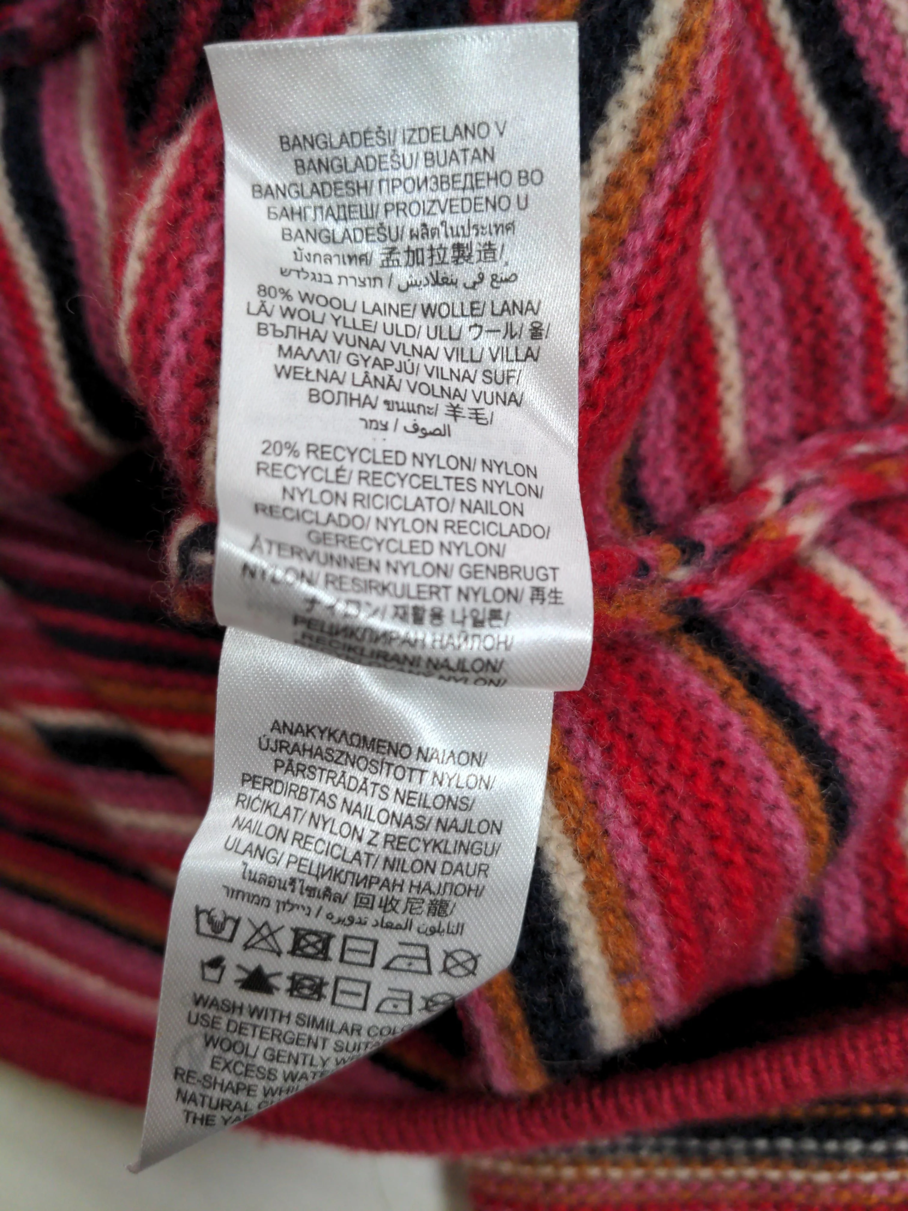 SEASALT CORNWALL Women's Jumper UK 16 Multi Wool with Nylon Pullover - Image 6