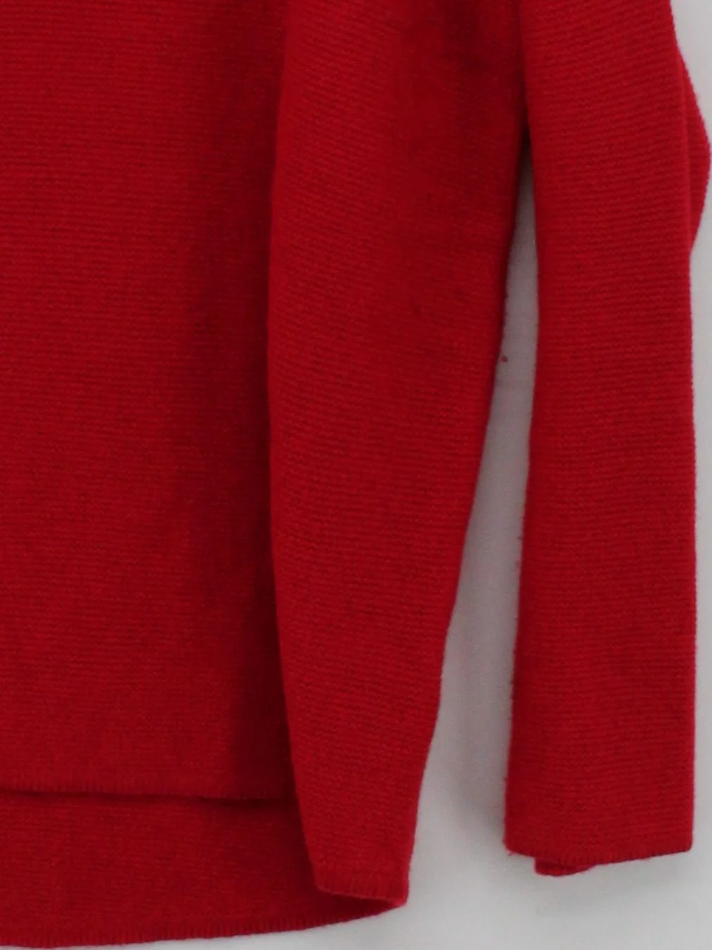SEASALT CORNWALL Women's Jumper UK 16 Red Wool with Nylon Round Neck Pullover - Image 4