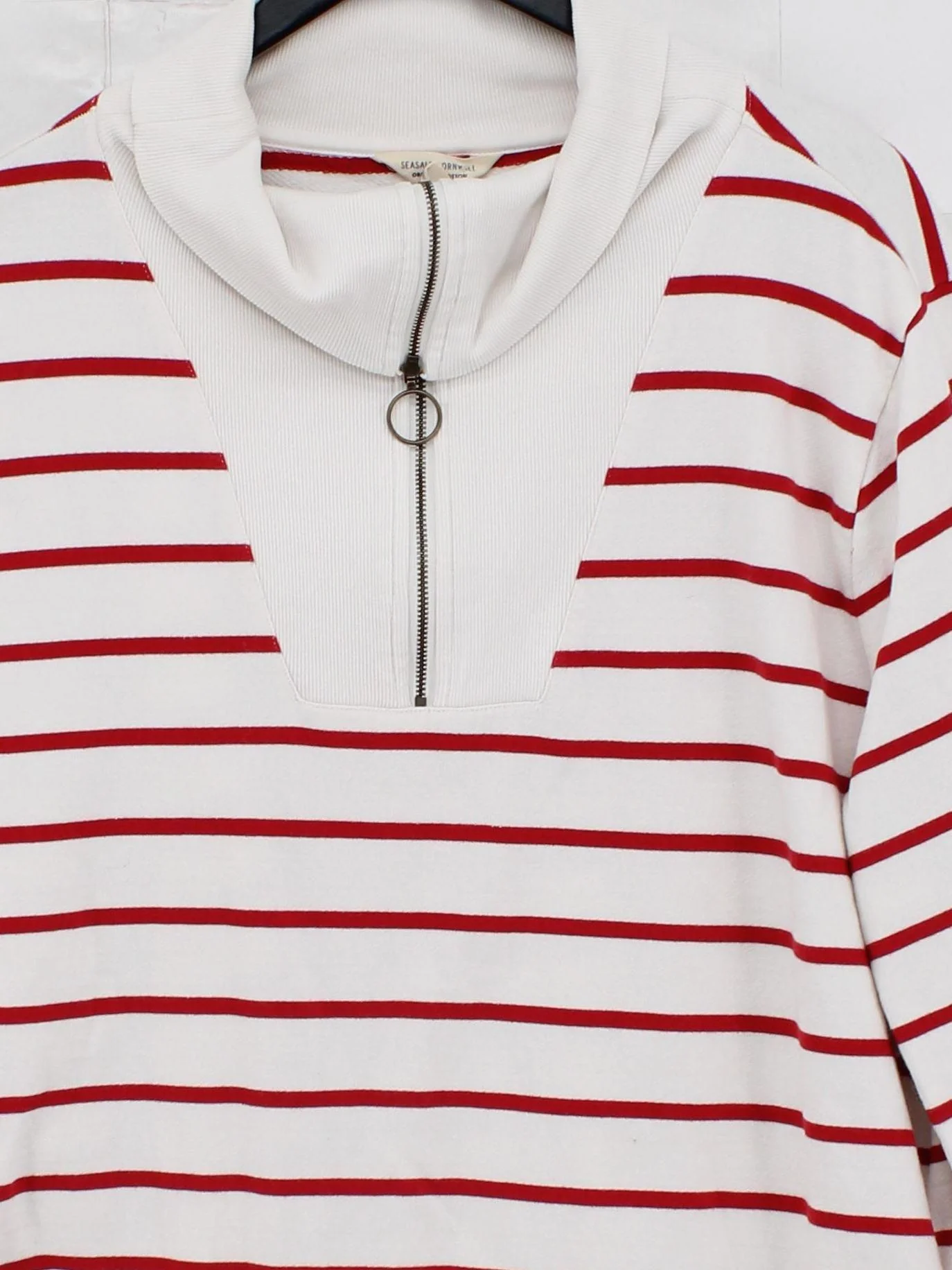 SEASALT CORNWALL Women's Jumper UK 24 Multi 100% Cotton Pullover - Image 3