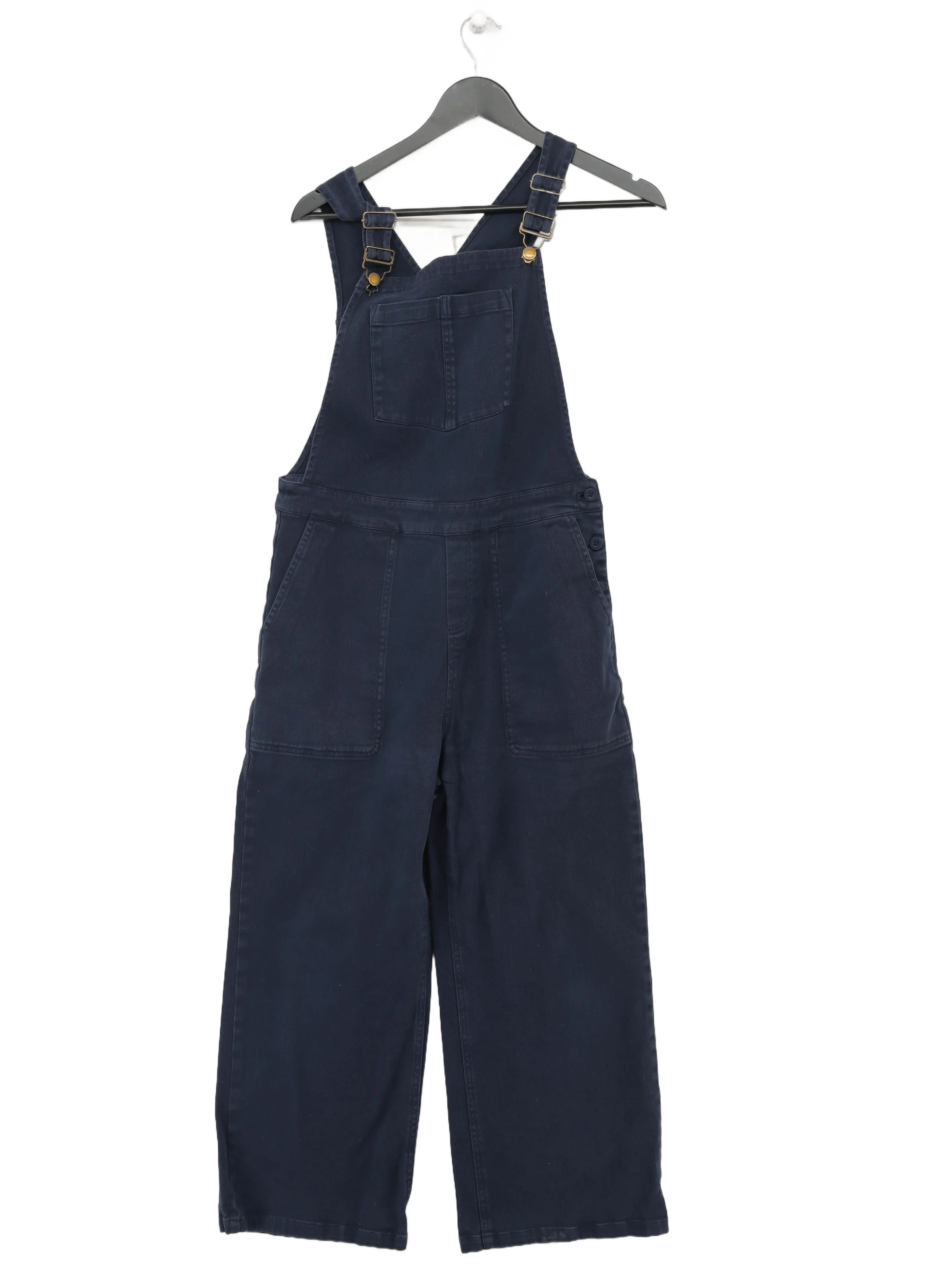 SEASALT CORNWALL Women's Jumpsuit UK 10 Blue Cotton with Elastane Jumpsuit