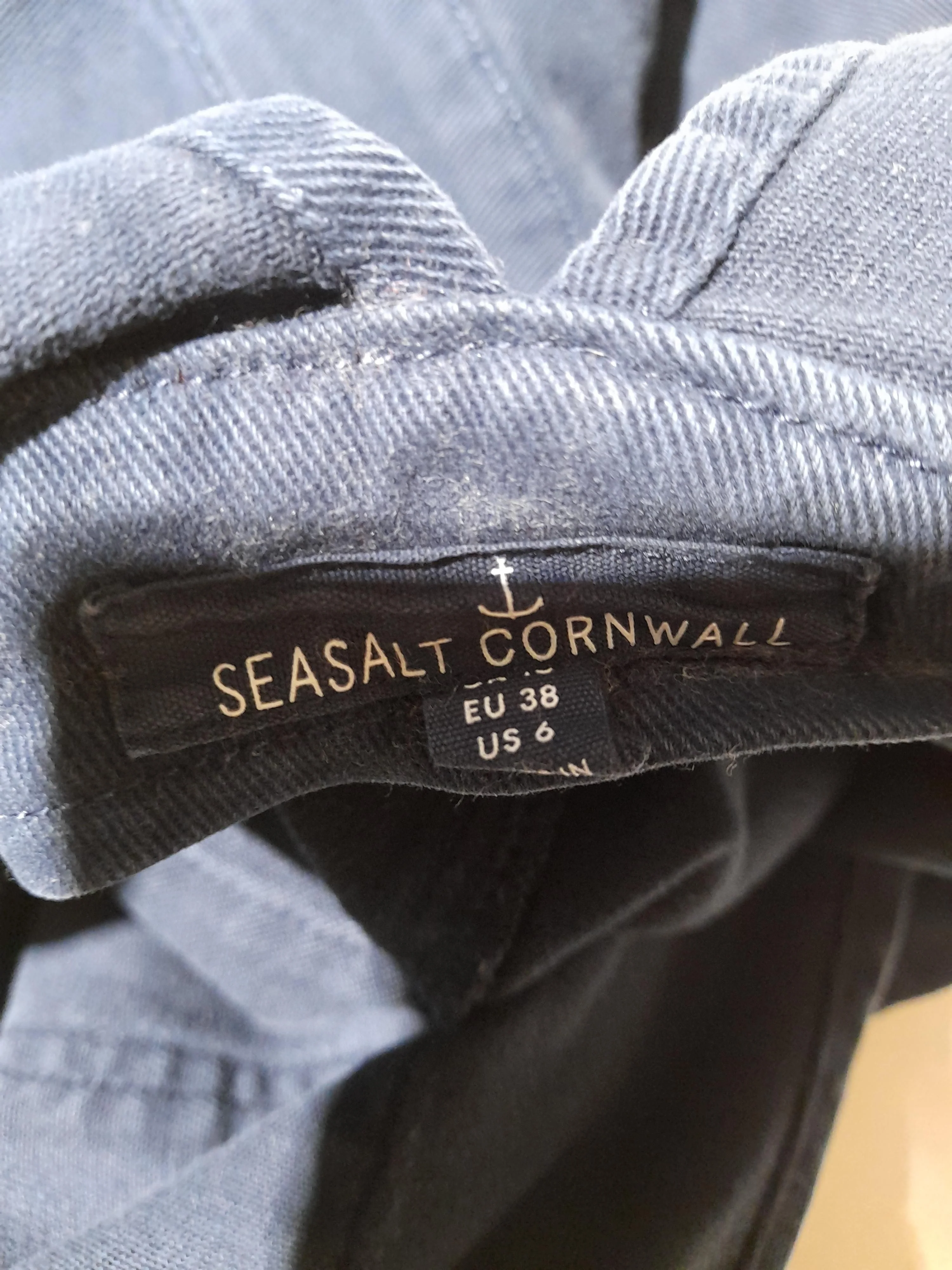 SEASALT CORNWALL Women's Jumpsuit UK 10 Blue Cotton with Elastane Jumpsuit - Image 6