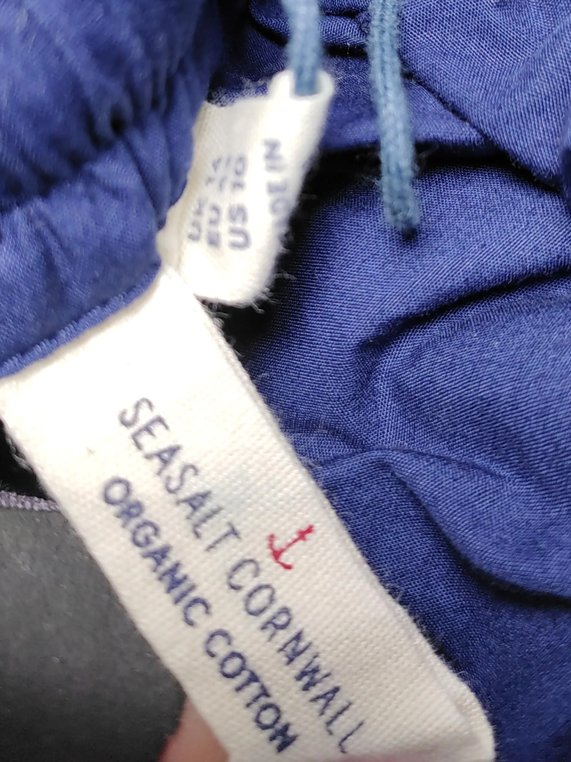 SEASALT CORNWALL Women's Maxi Skirt UK 14 Blue 100% Cotton Long Maxi - Image 5