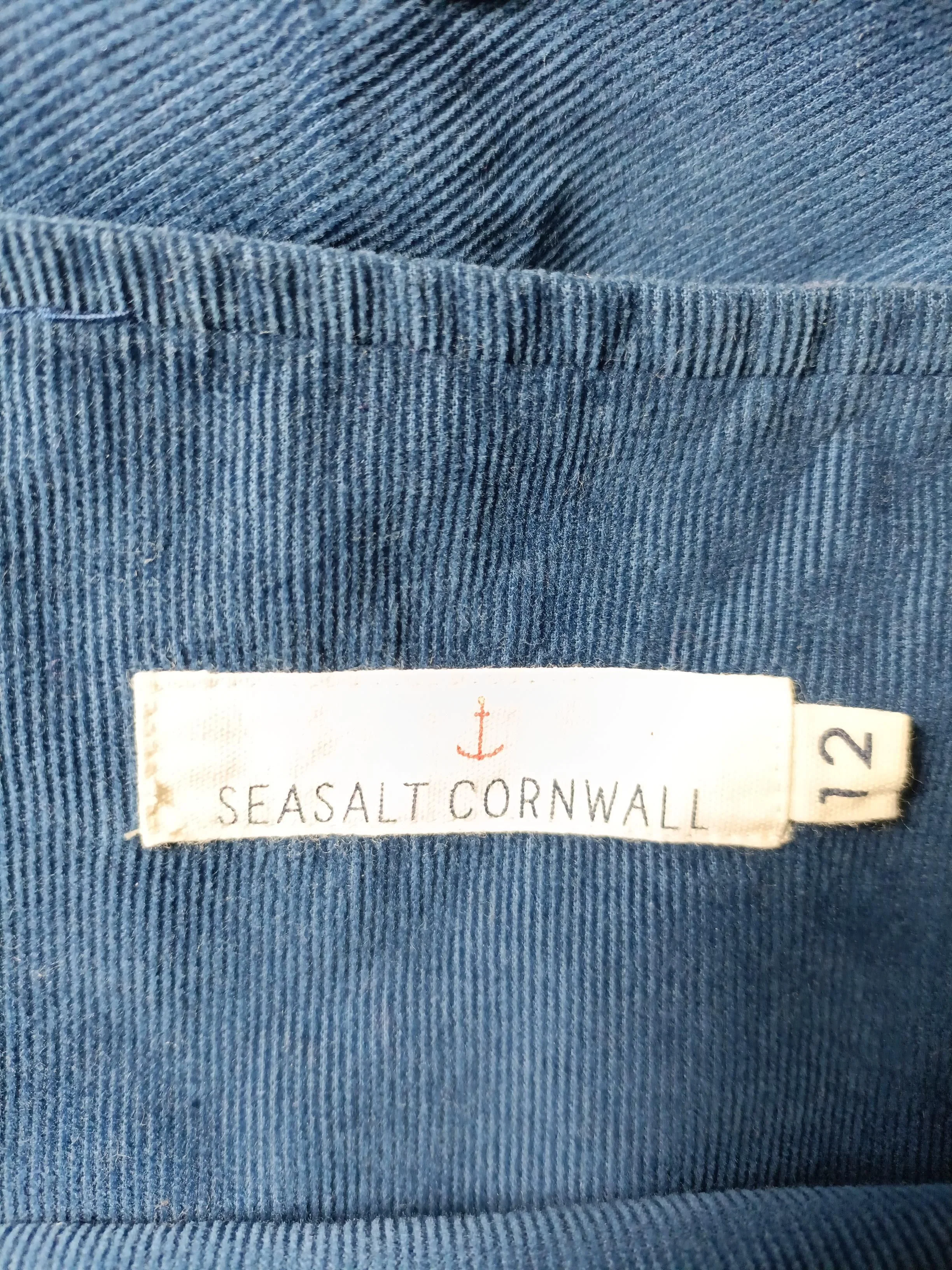 SEASALT CORNWALL Women's Midi Skirt UK 12 Blue 100% Other Midi A-Line - Image 5