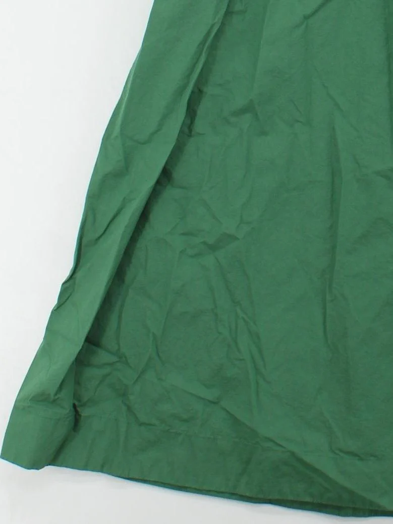 SEASALT CORNWALL Women's Midi Skirt UK 14 Green 100% Cotton Midi A-Line - Image 4
