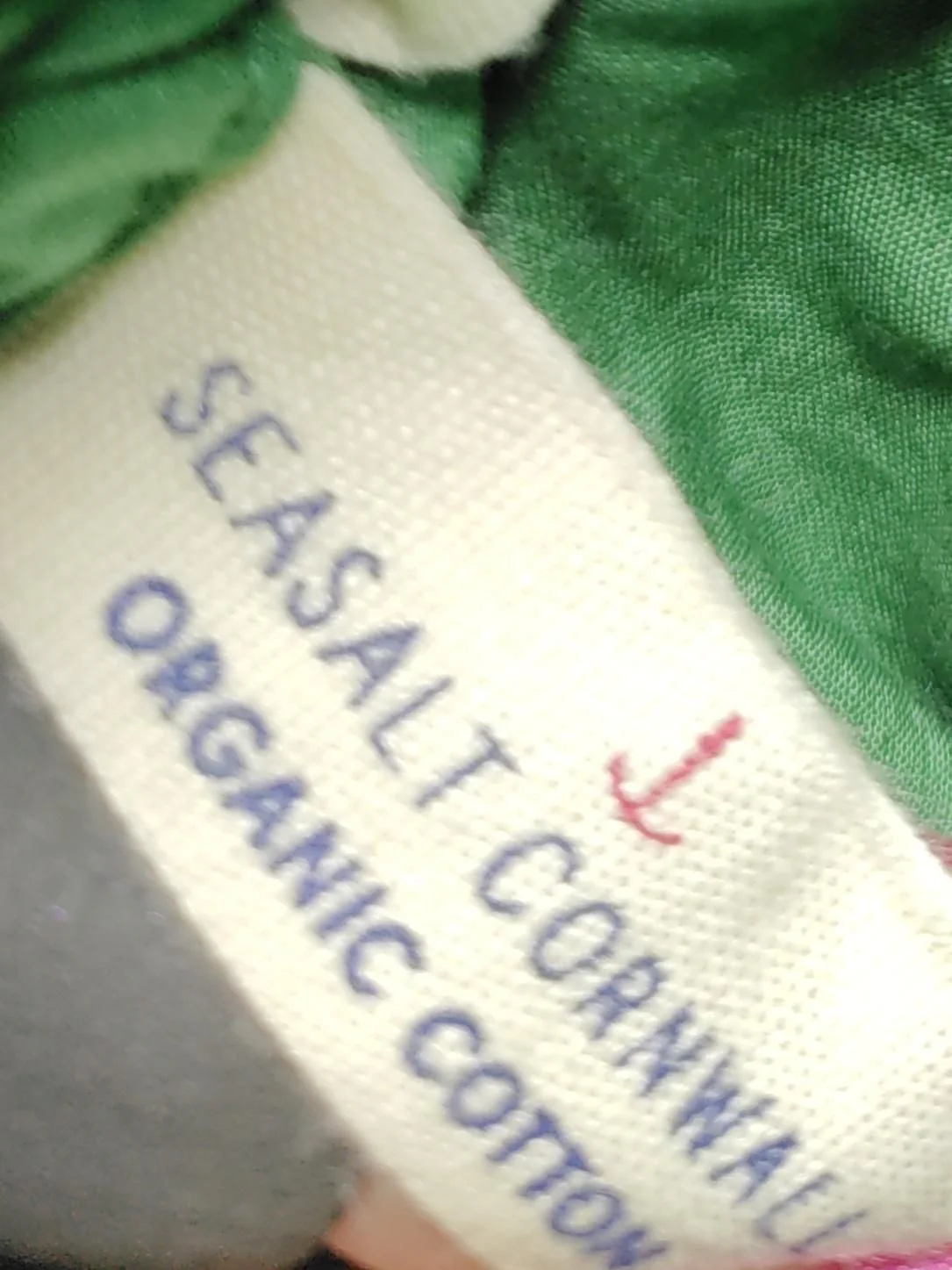 SEASALT CORNWALL Women's Midi Skirt UK 14 Green 100% Cotton Midi A-Line - Image 5