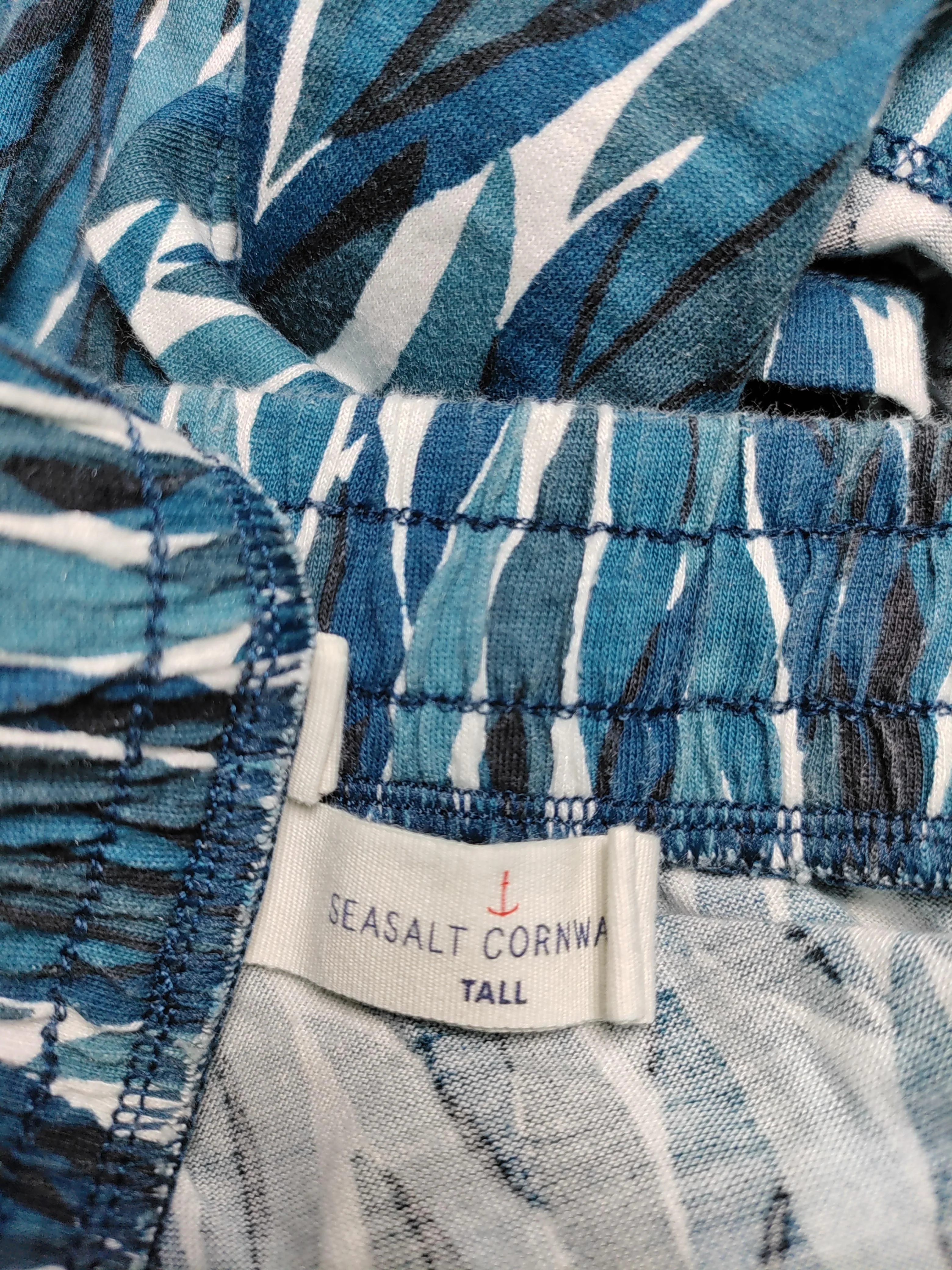 SEASALT CORNWALL Women's Midi Skirt UK 16 Multi Cotton with Lyocell Modal A-Line - Image 5