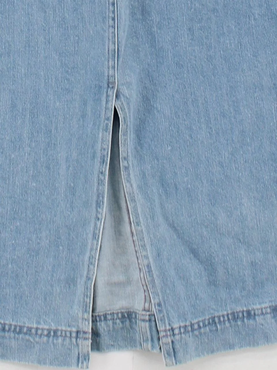 SEASALT CORNWALL Women's Midi Skirt UK 8 Blue 100% Cotton Midi A-Line - Image 4