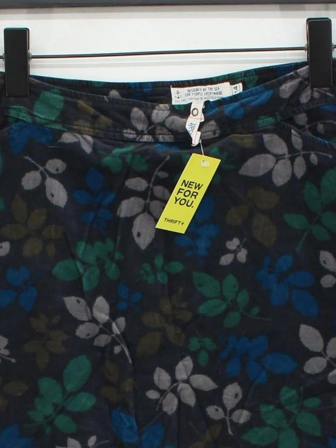 SEASALT CORNWALL Women's Mini Skirt UK 14 Multi Polyester with Elastane Mini - Image 3