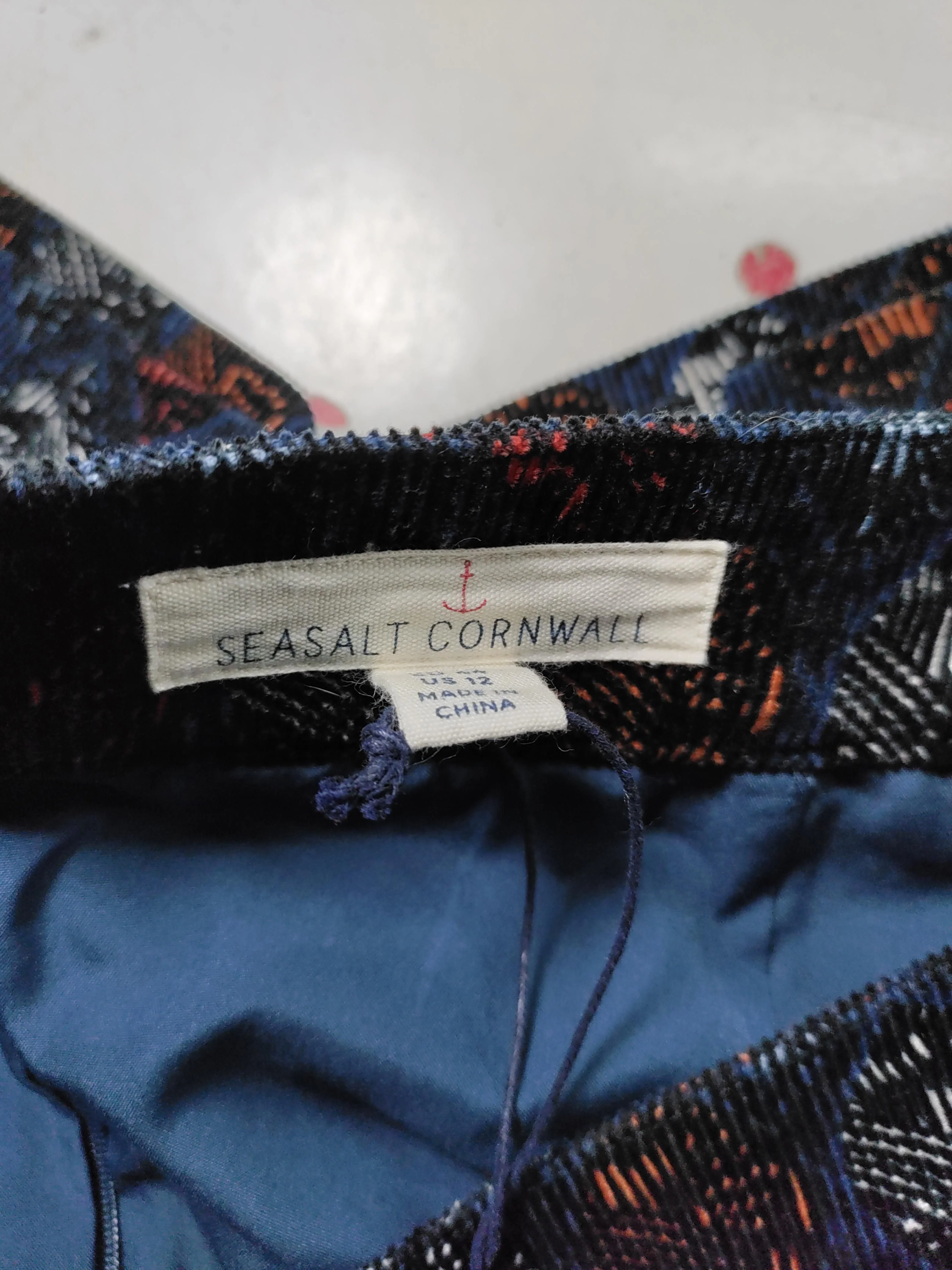 SEASALT CORNWALL Women's Mini Skirt UK 16 Multi Cotton with Polyester Mini - Image 5