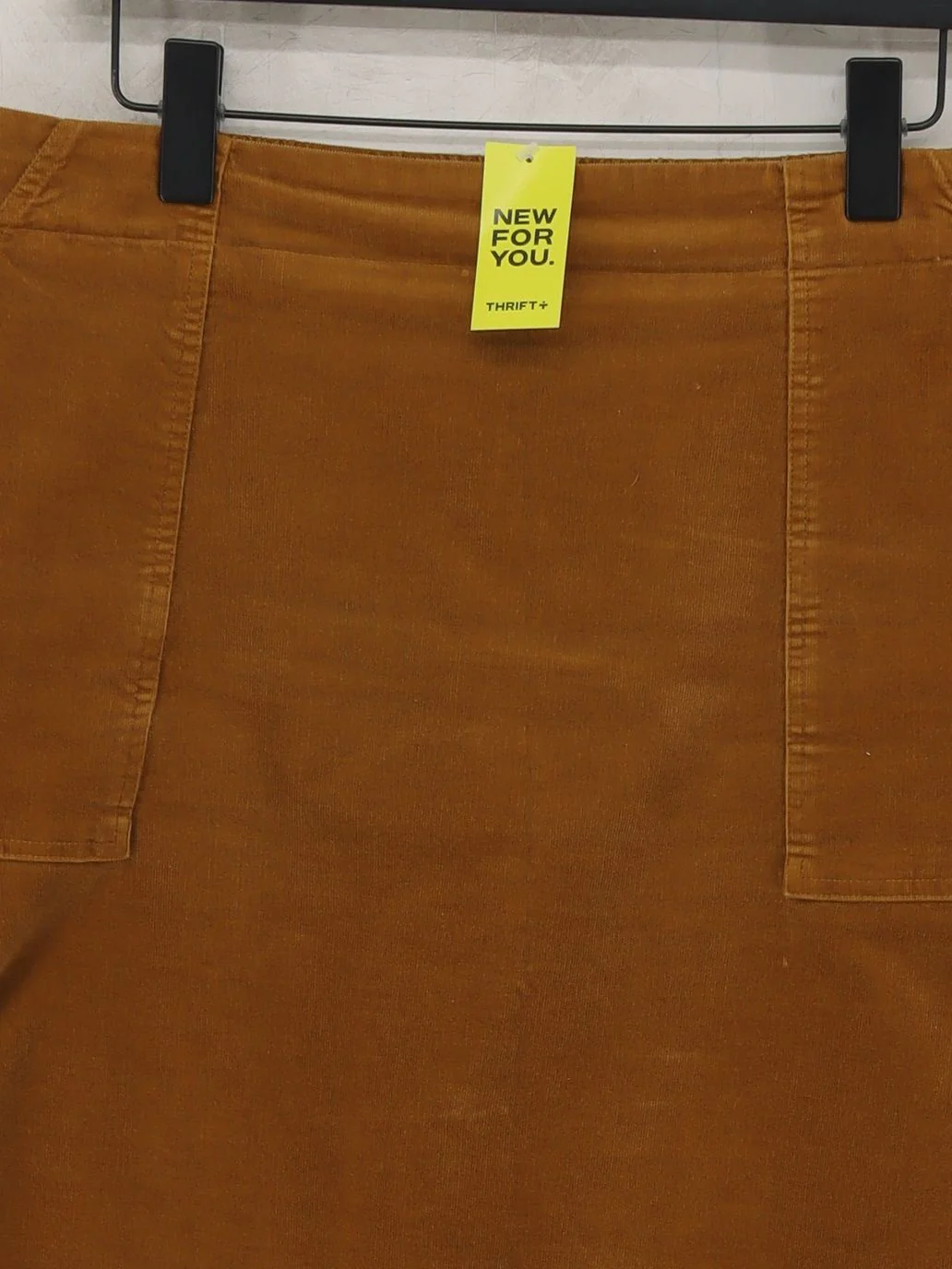 SEASALT CORNWALL Women's Mini Skirt UK 16 Tan Cotton with Elastane Short Mini - Image 3