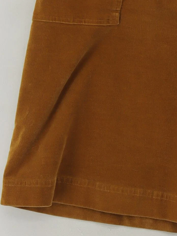 SEASALT CORNWALL Women's Mini Skirt UK 16 Tan Cotton with Elastane Short Mini - Image 4