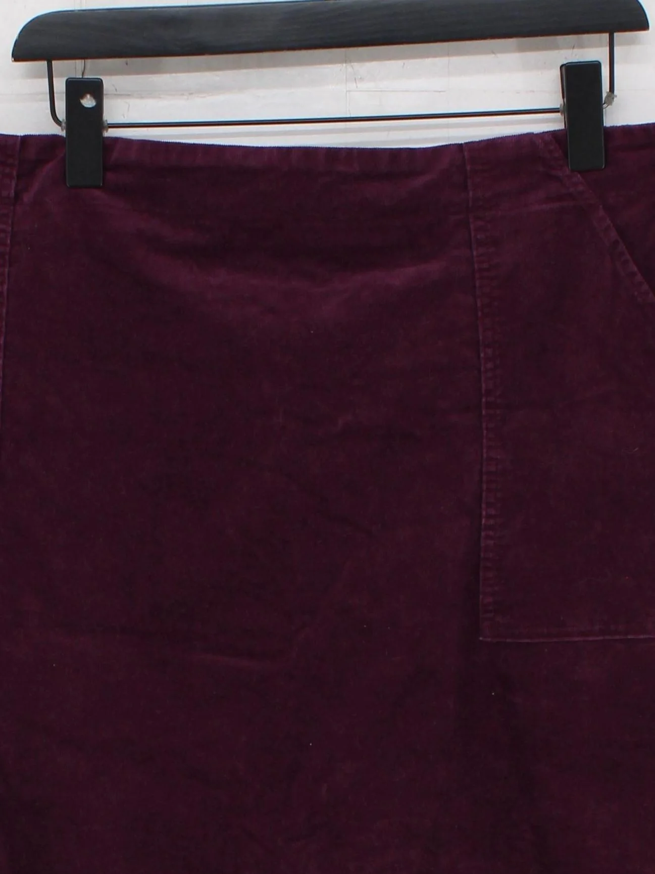 SEASALT CORNWALL Women's Mini Skirt UK 18 Purple Cotton with Elastane Short Mini - Image 3