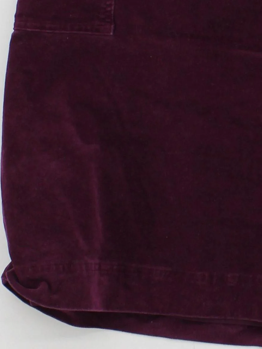 SEASALT CORNWALL Women's Mini Skirt UK 18 Purple Cotton with Elastane Short Mini - Image 4