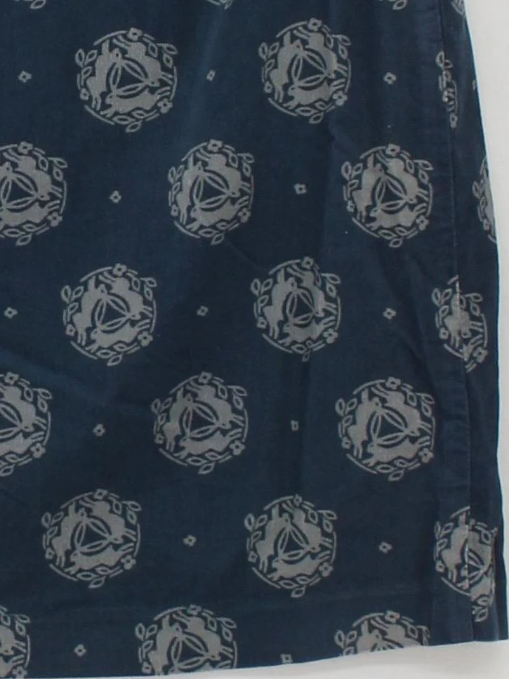 SEASALT CORNWALL Women's Mini Skirt UK 8 Blue Cotton with Polyester Mini - Image 4