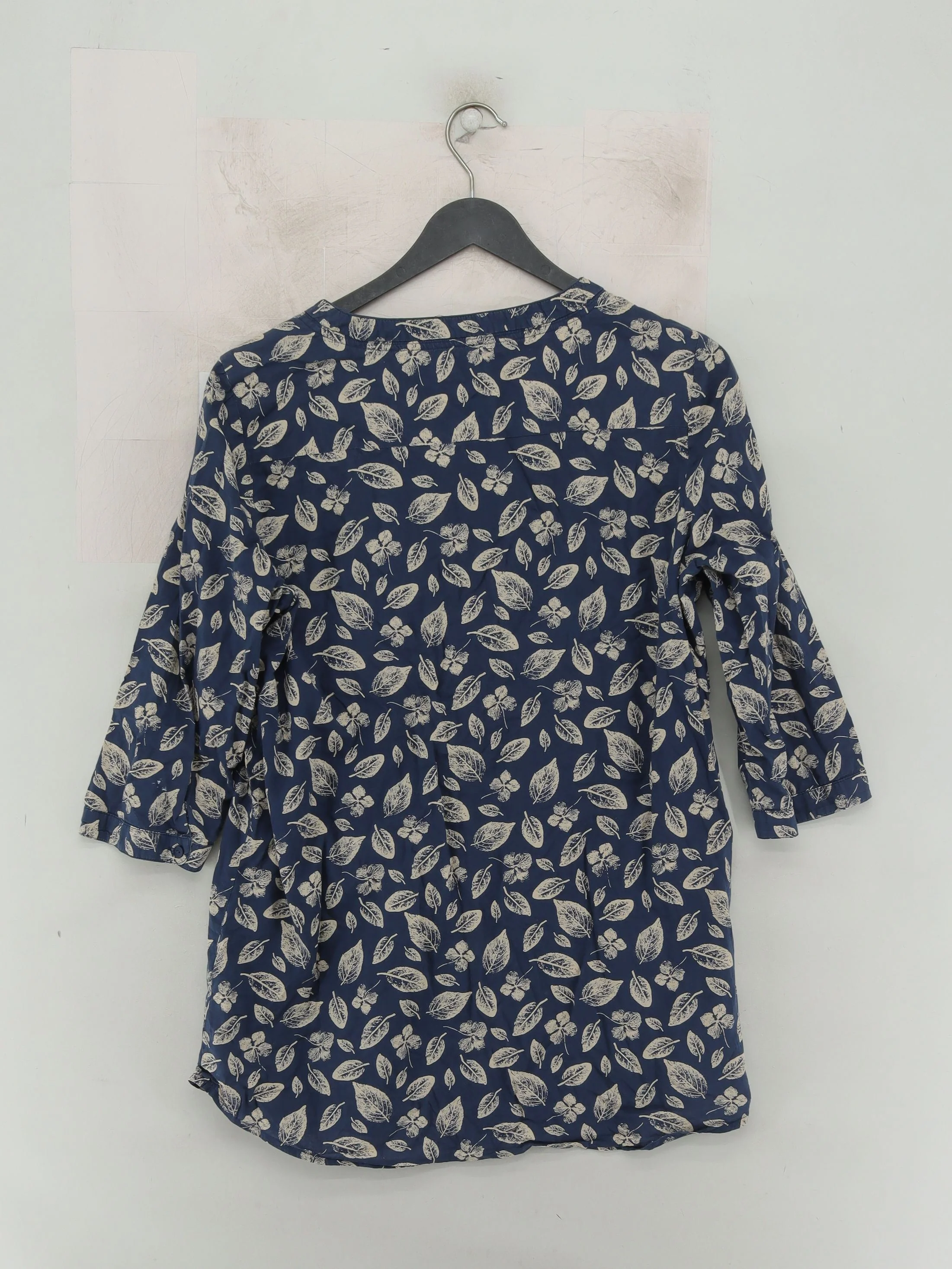 SEASALT CORNWALL Women's Shirt UK 10 Blue 100% Cotton Basic - Image 2