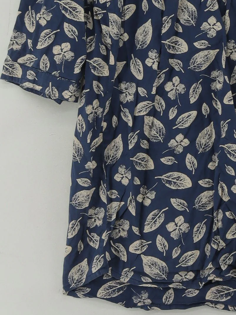 SEASALT CORNWALL Women's Shirt UK 10 Blue 100% Cotton Basic - Image 4
