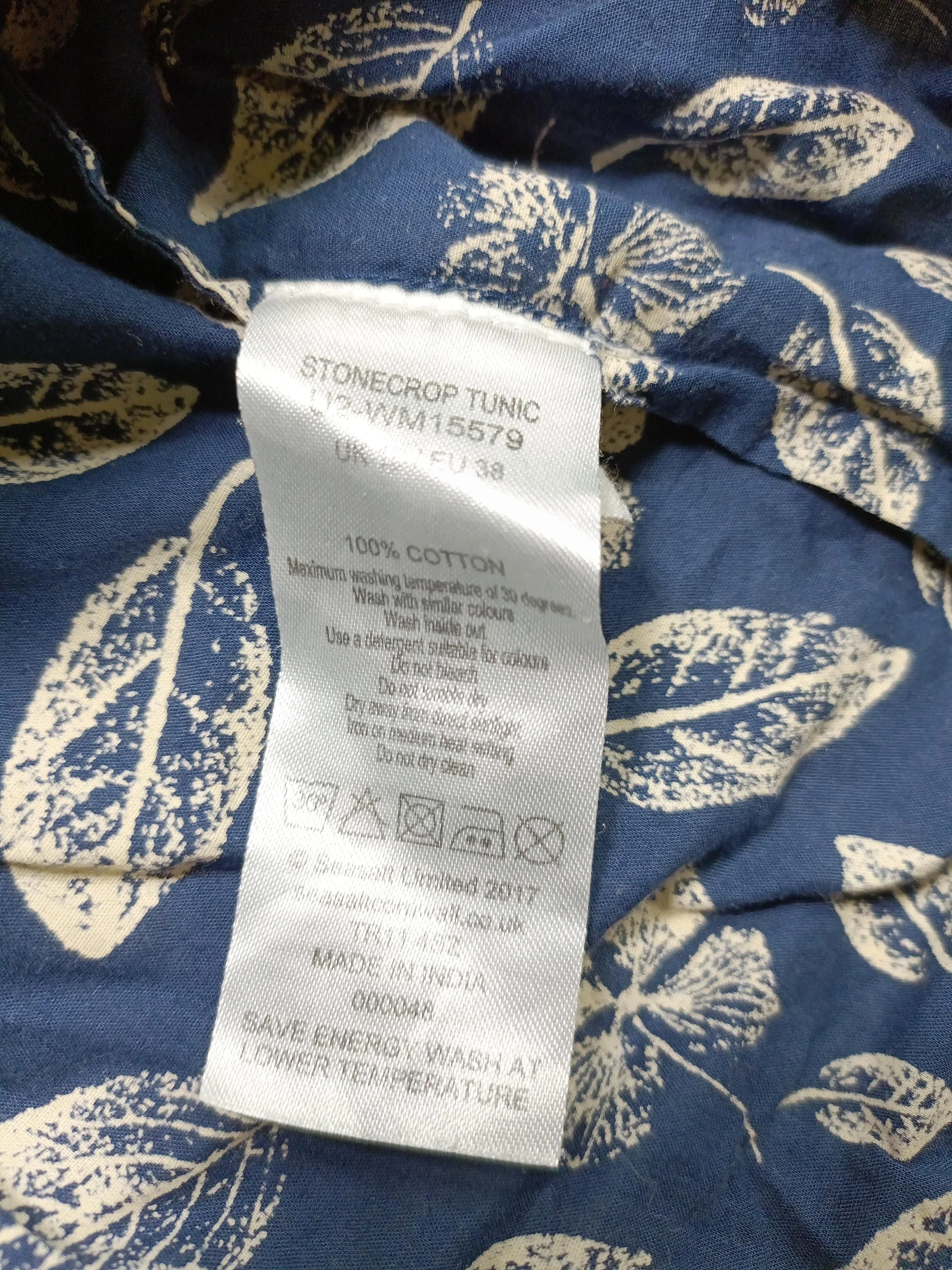 SEASALT CORNWALL Women's Shirt UK 10 Blue 100% Cotton Basic - Image 7