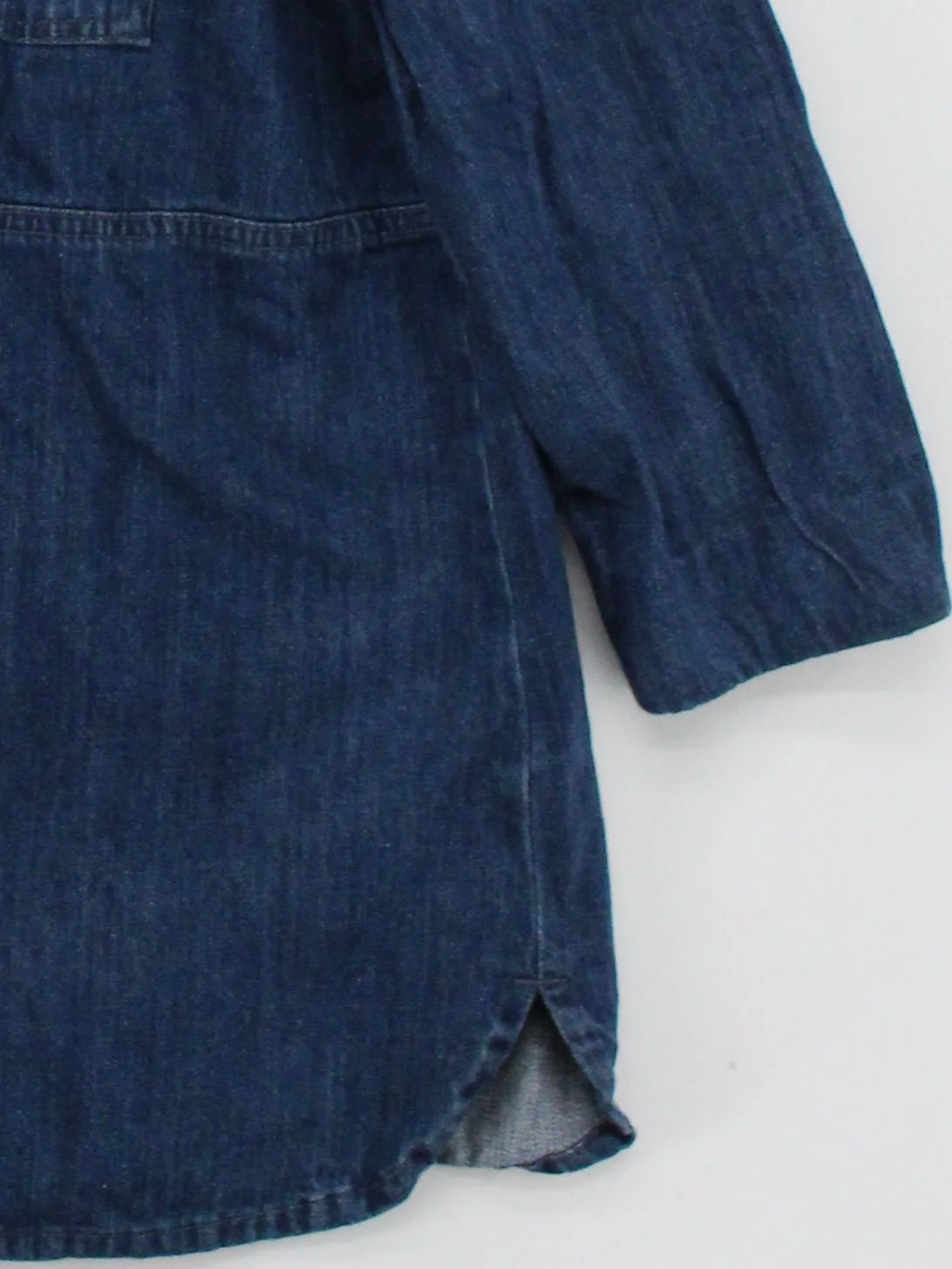 SEASALT CORNWALL Women's Shirt UK 16 Blue 100% Cotton Long Sleeve Collared Basic - Image 4