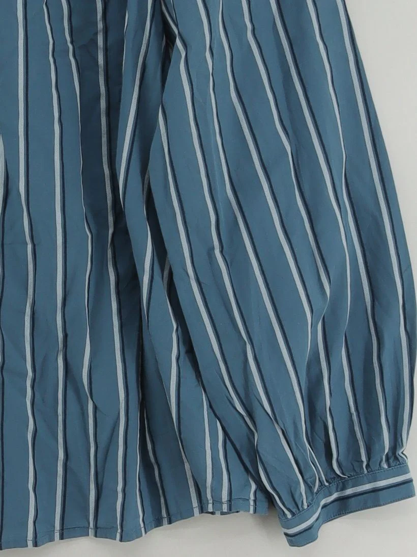 SEASALT CORNWALL Women's Shirt UK 20 Blue 100% Cotton Basic - Image 4