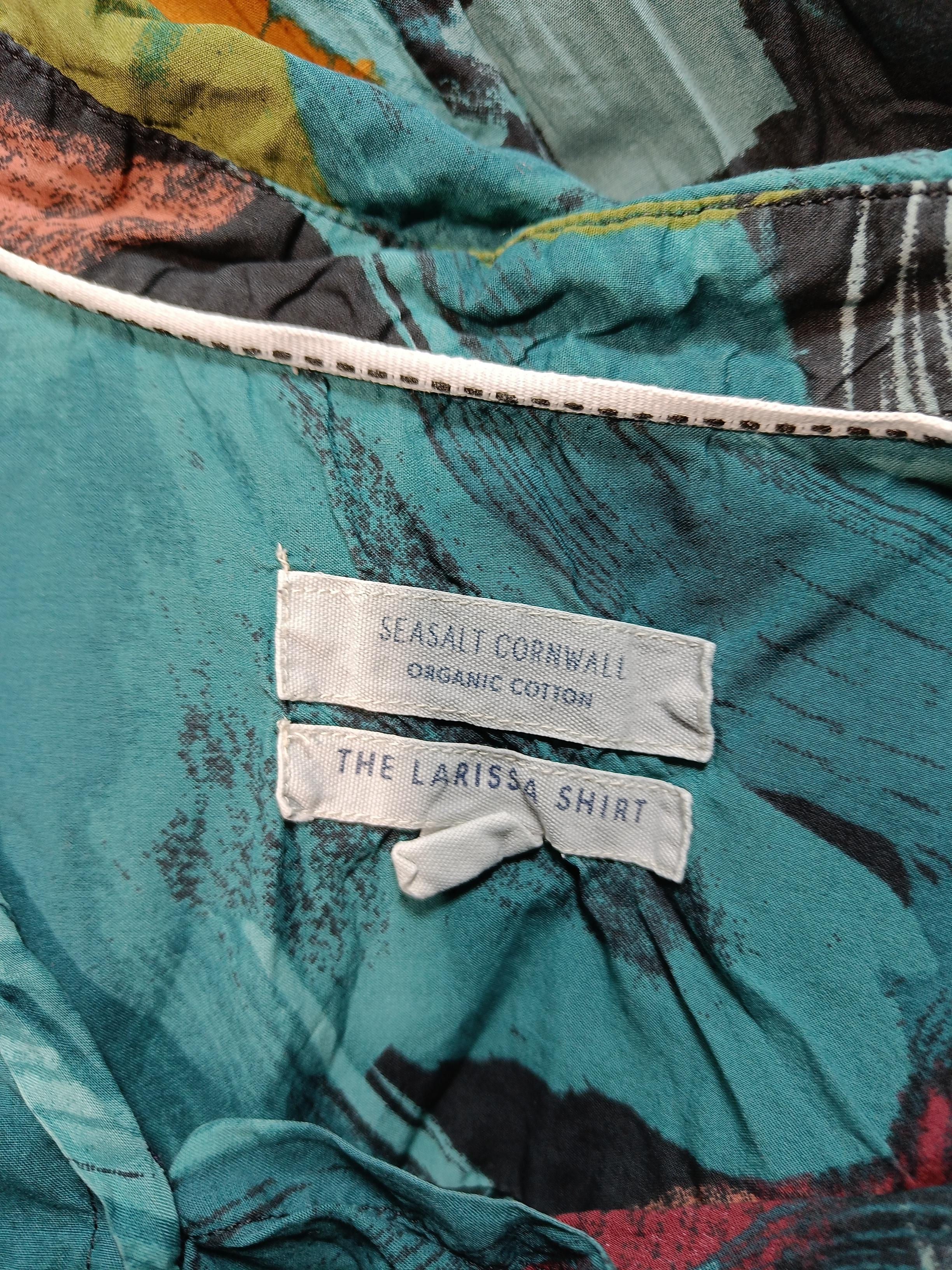 SEASALT CORNWALL Women's Shirt UK 24 Multi 100% Cotton Basic - Image 5