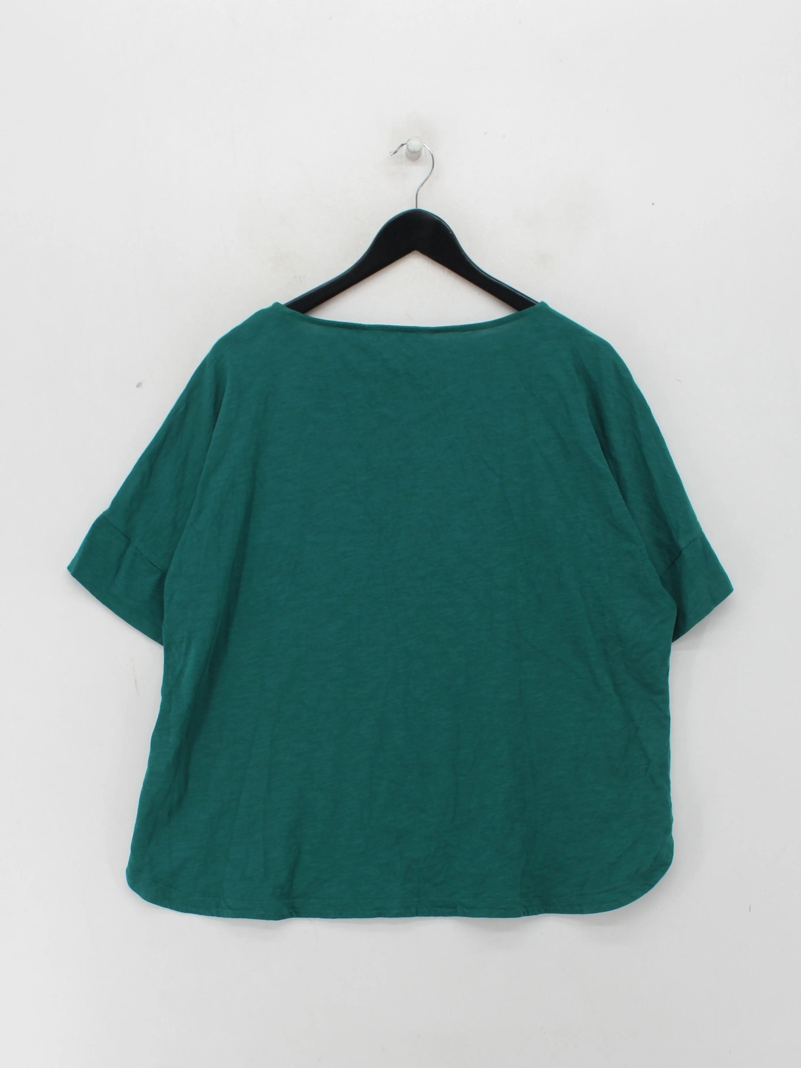 SEASALT CORNWALL Women's T-Shirt M Green 100% Cotton Basic - Image 2