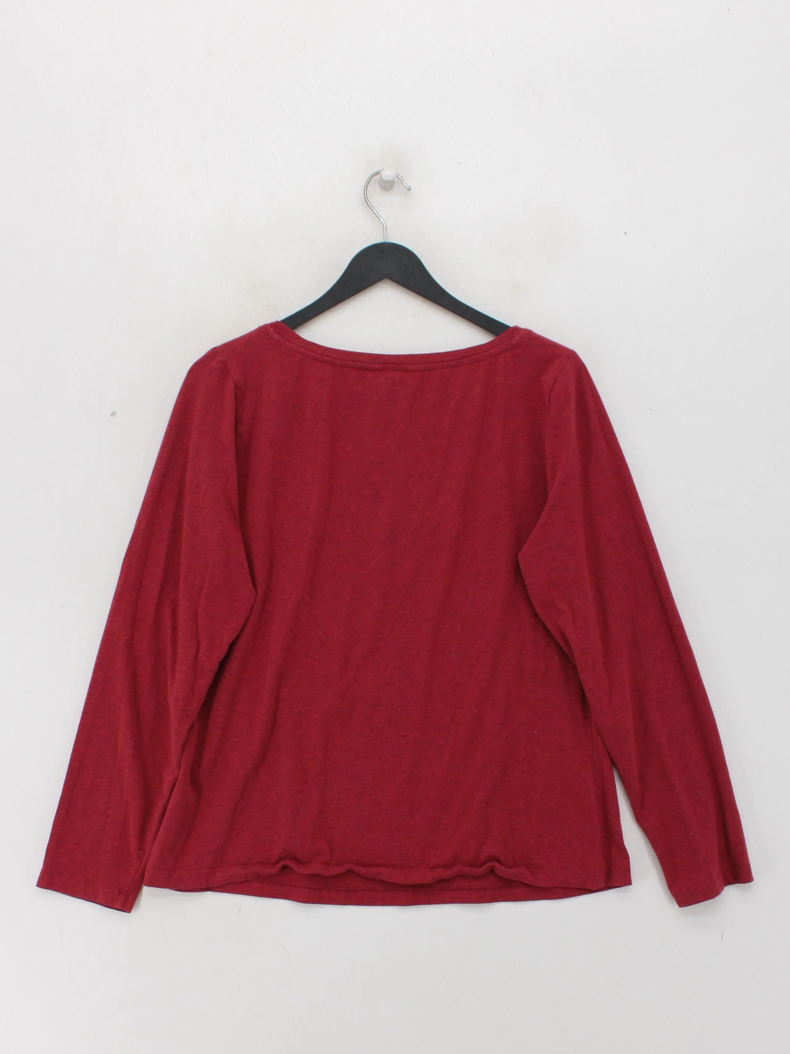 SEASALT CORNWALL Women's T-Shirt M Red Cotton with Elastane Basic - Image 2