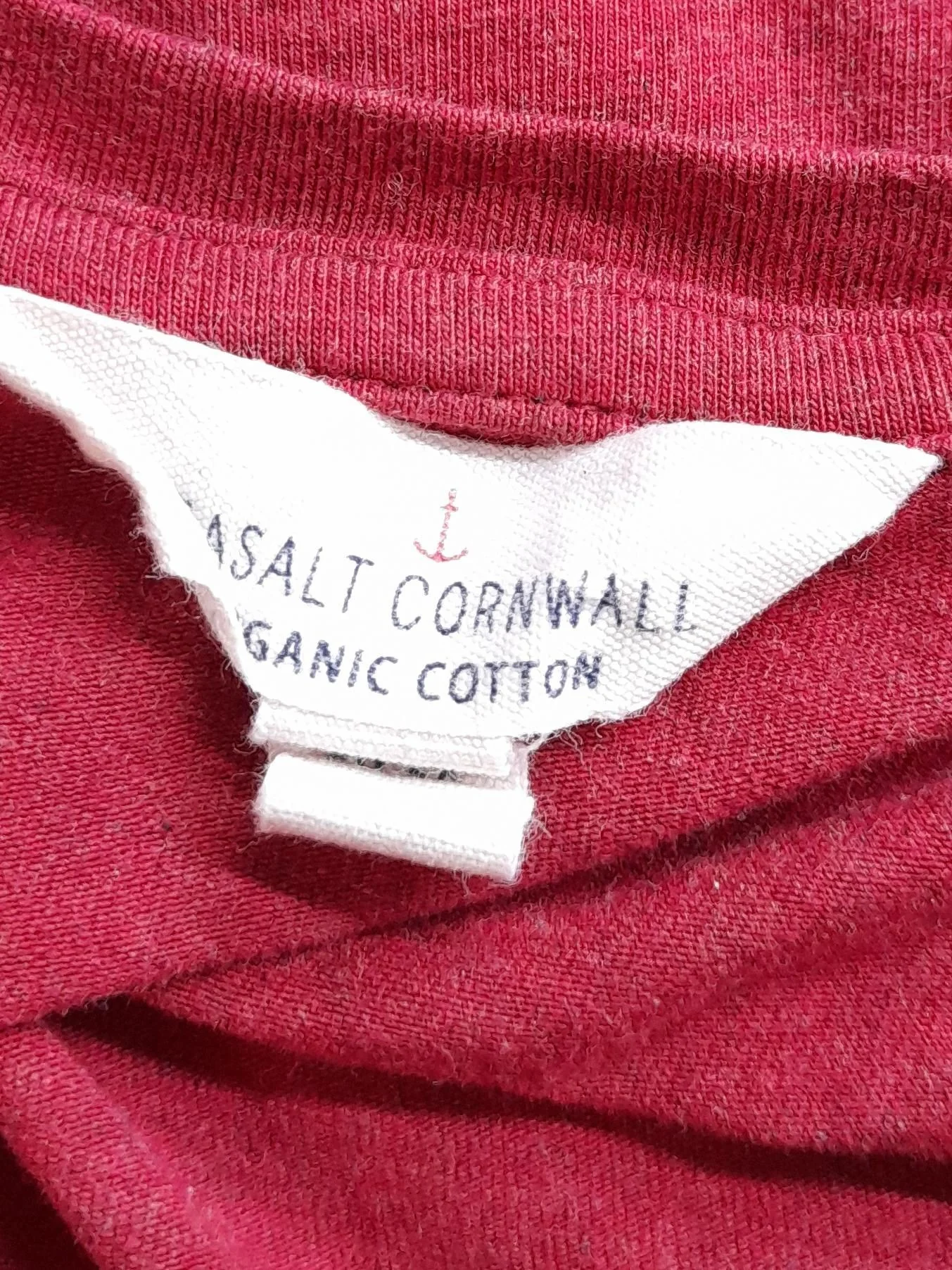 SEASALT CORNWALL Women's T-Shirt M Red Cotton with Elastane Basic - Image 6
