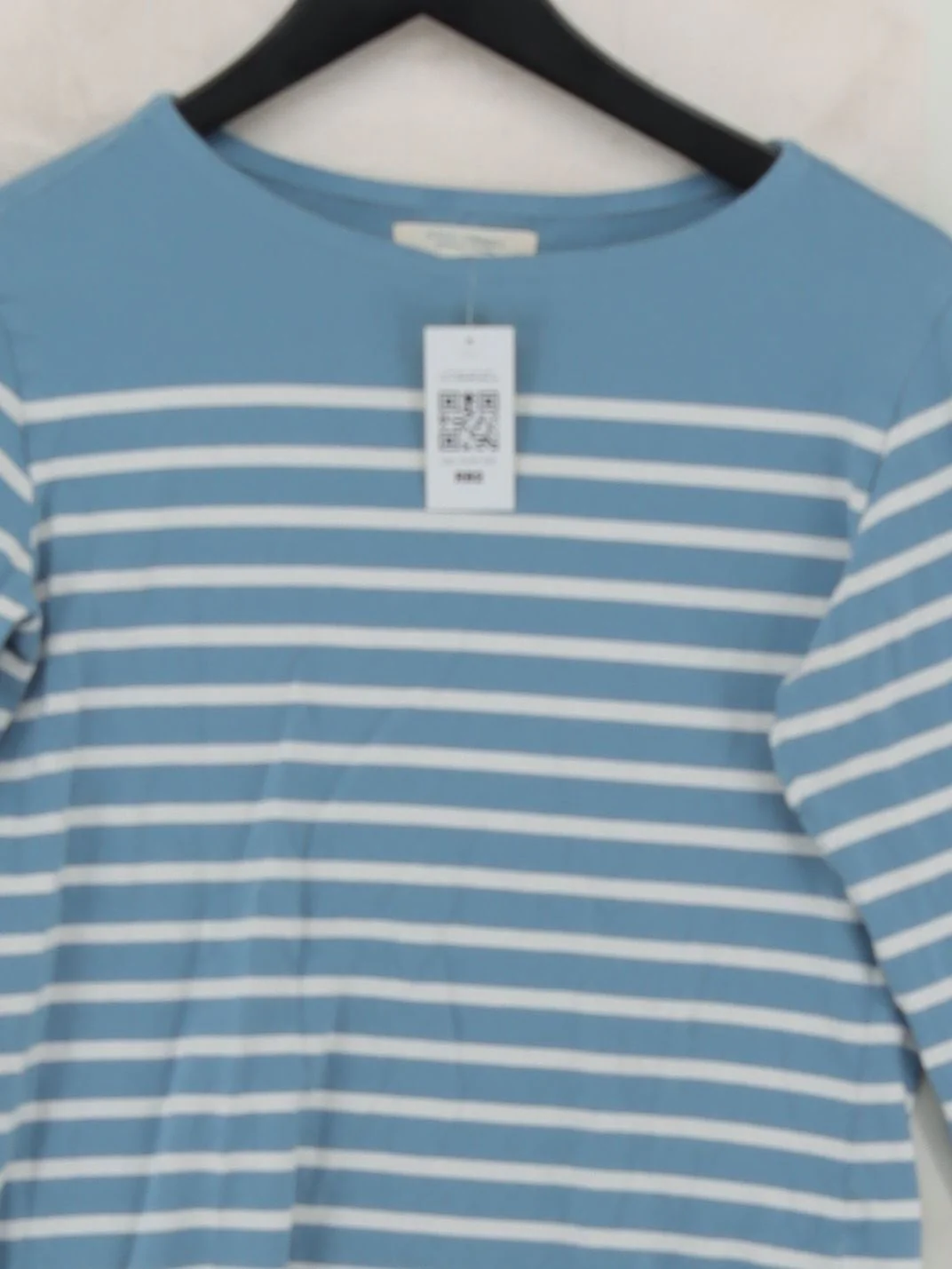 SEASALT CORNWALL Women's T-Shirt UK 10 Blue 100% Cotton Basic - Image 3