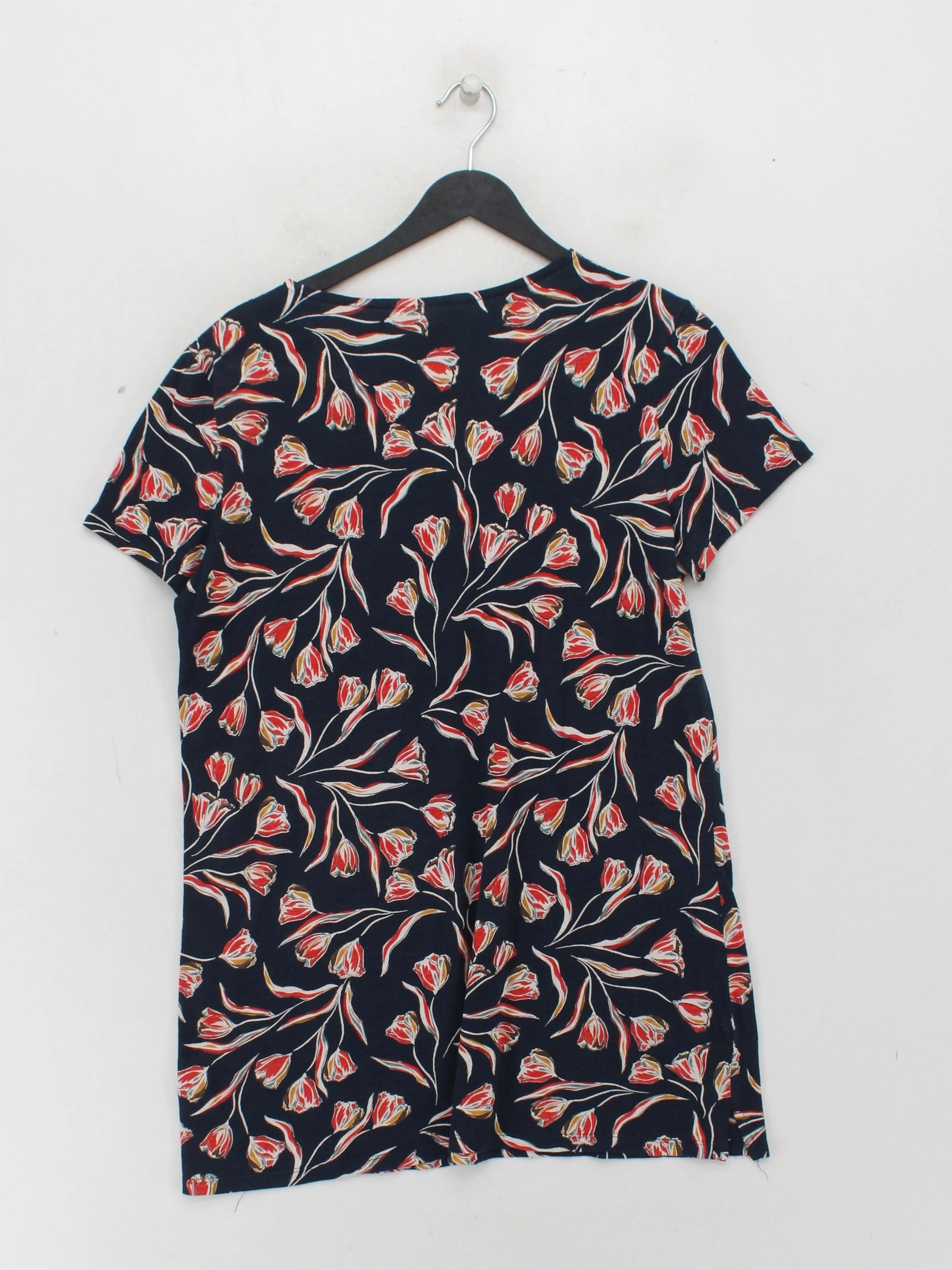 SEASALT CORNWALL Women's T-Shirt UK 12 Blue 100% Cotton Basic - Image 2