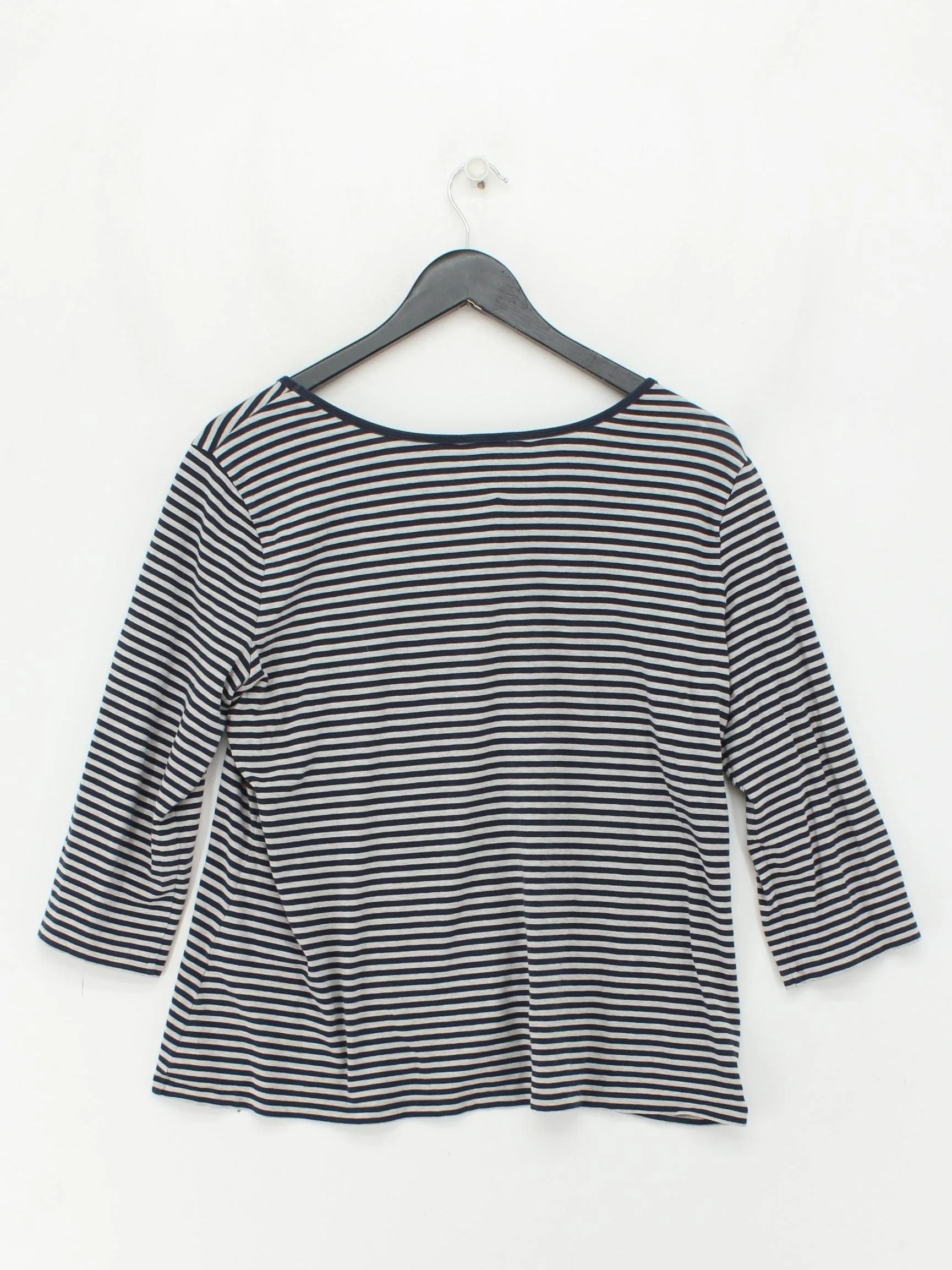 SEASALT CORNWALL Women's T-Shirt UK 16 Blue Cotton with Elastane Basic - Image 2