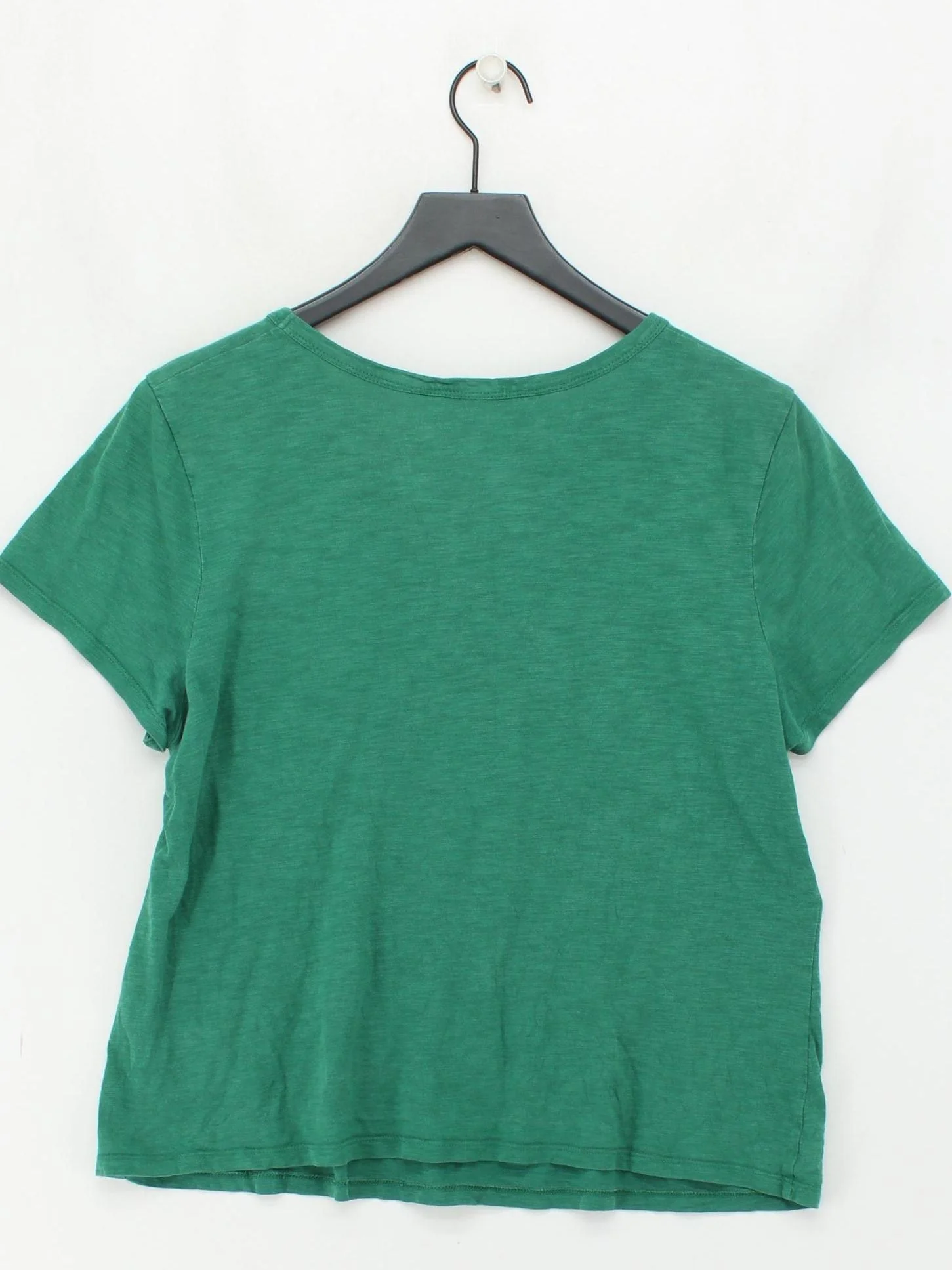 SEASALT CORNWALL Women's T-Shirt UK 16 Green 100% Cotton Basic - Image 2