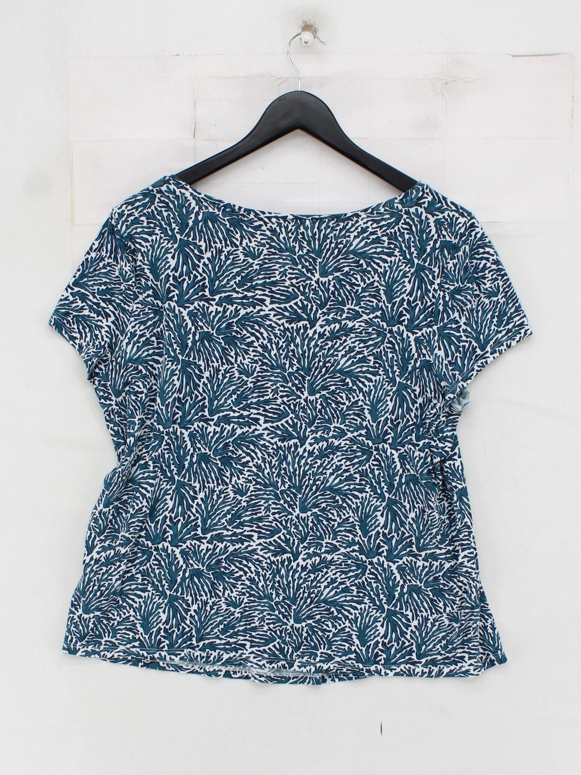 SEASALT CORNWALL Women's T-Shirt UK 16 Multi 100% Viscose Basic - Image 2