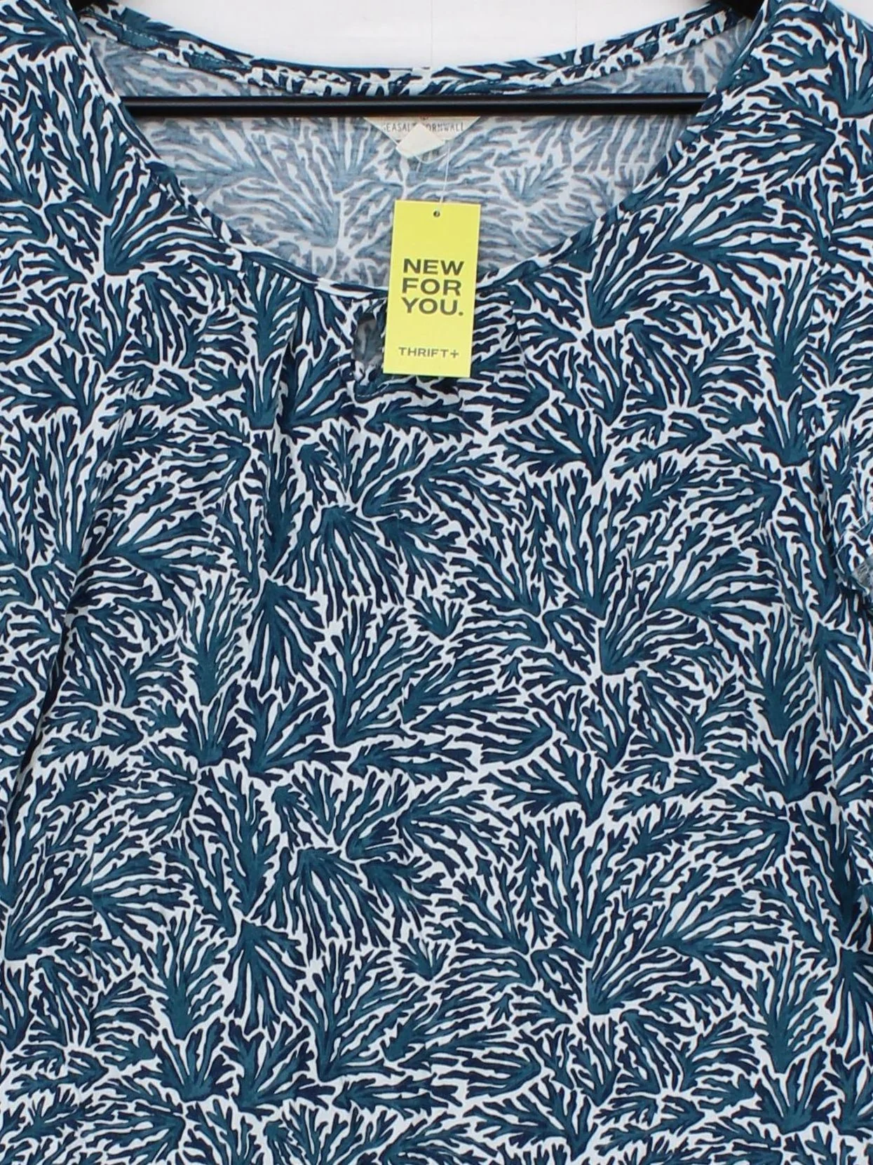 SEASALT CORNWALL Women's T-Shirt UK 16 Multi 100% Viscose Basic - Image 3