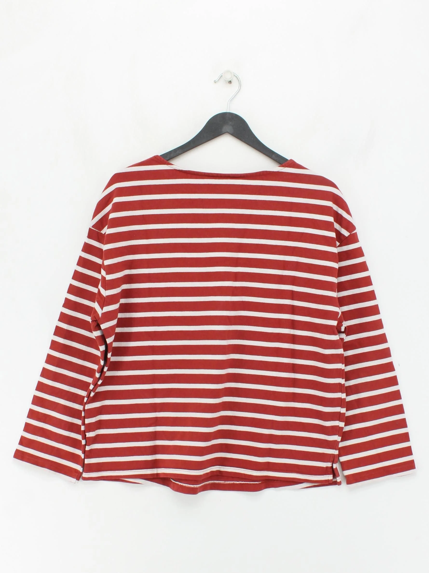 SEASALT CORNWALL Women's T-Shirt UK 16 Red 100% Cotton Basic - Image 2