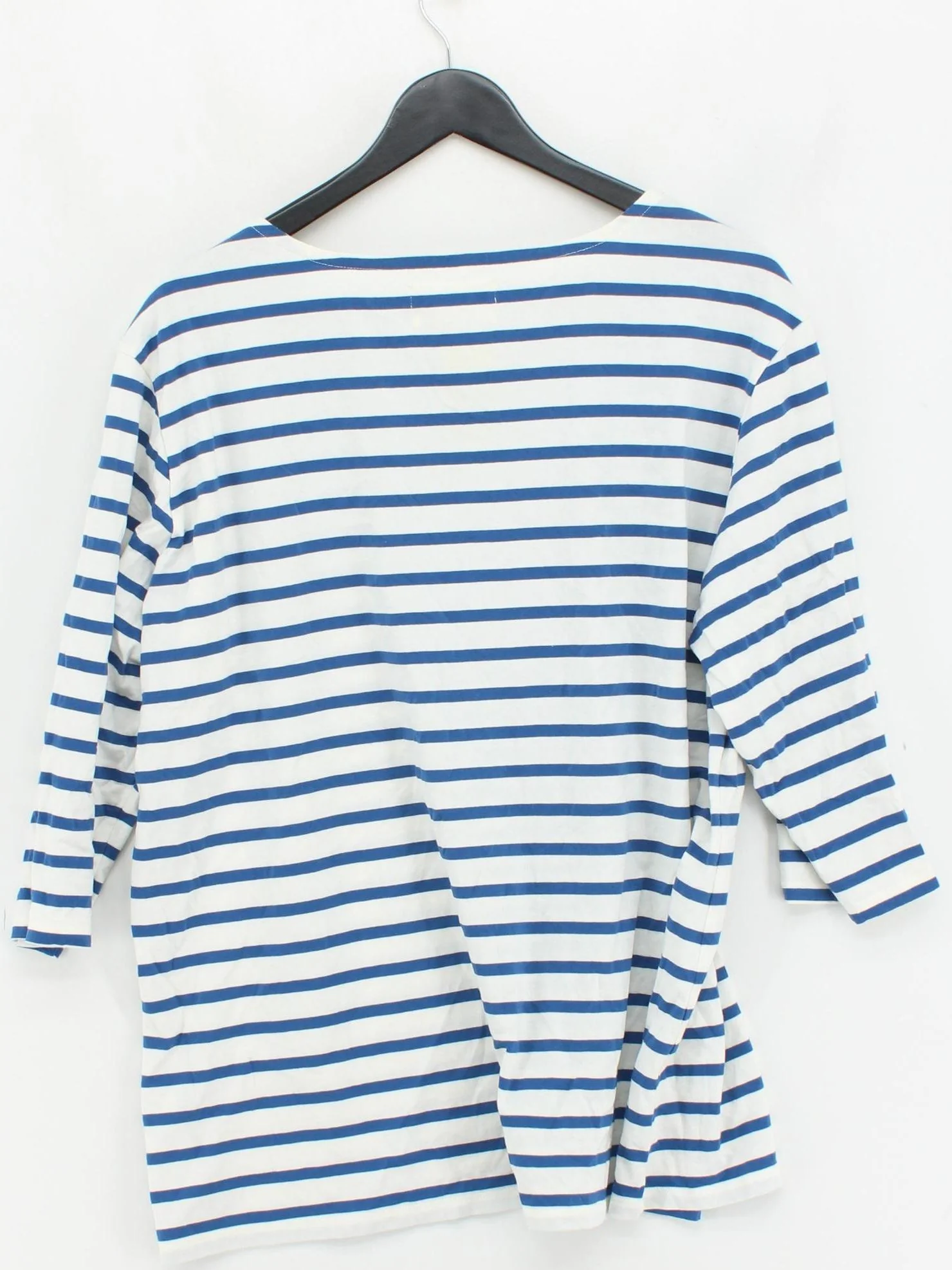 SEASALT CORNWALL Women's Top M Blue 100% Cotton Basic - Image 2