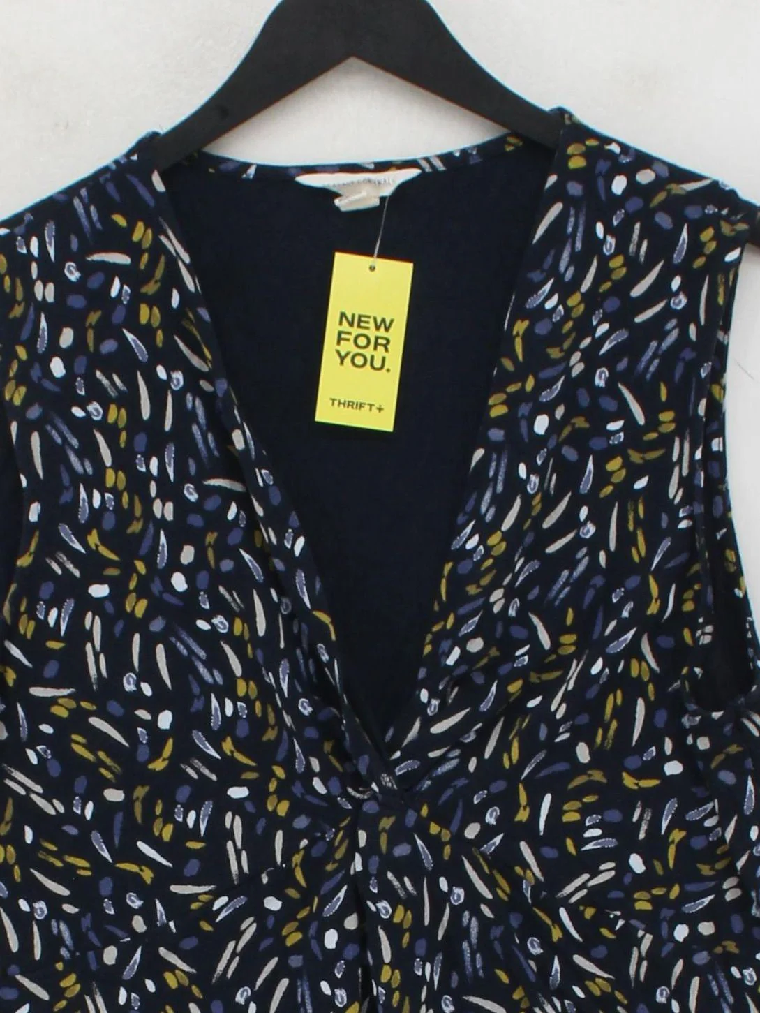 SEASALT CORNWALL Women's Top M Blue Viscose with Cotton, Elastane Basic - Image 3