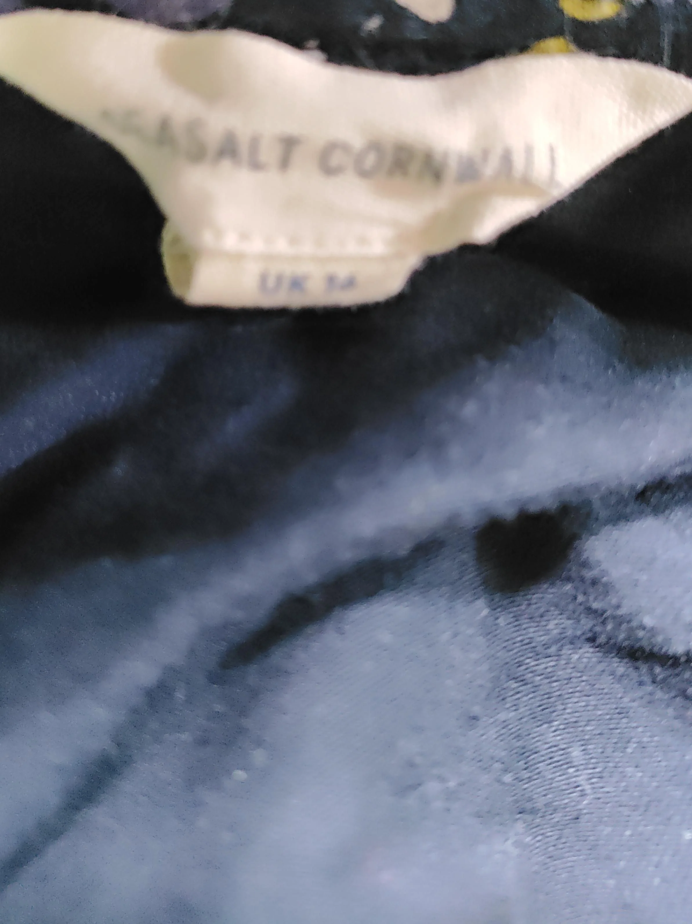 SEASALT CORNWALL Women's Top M Blue Viscose with Cotton, Elastane Basic - Image 5