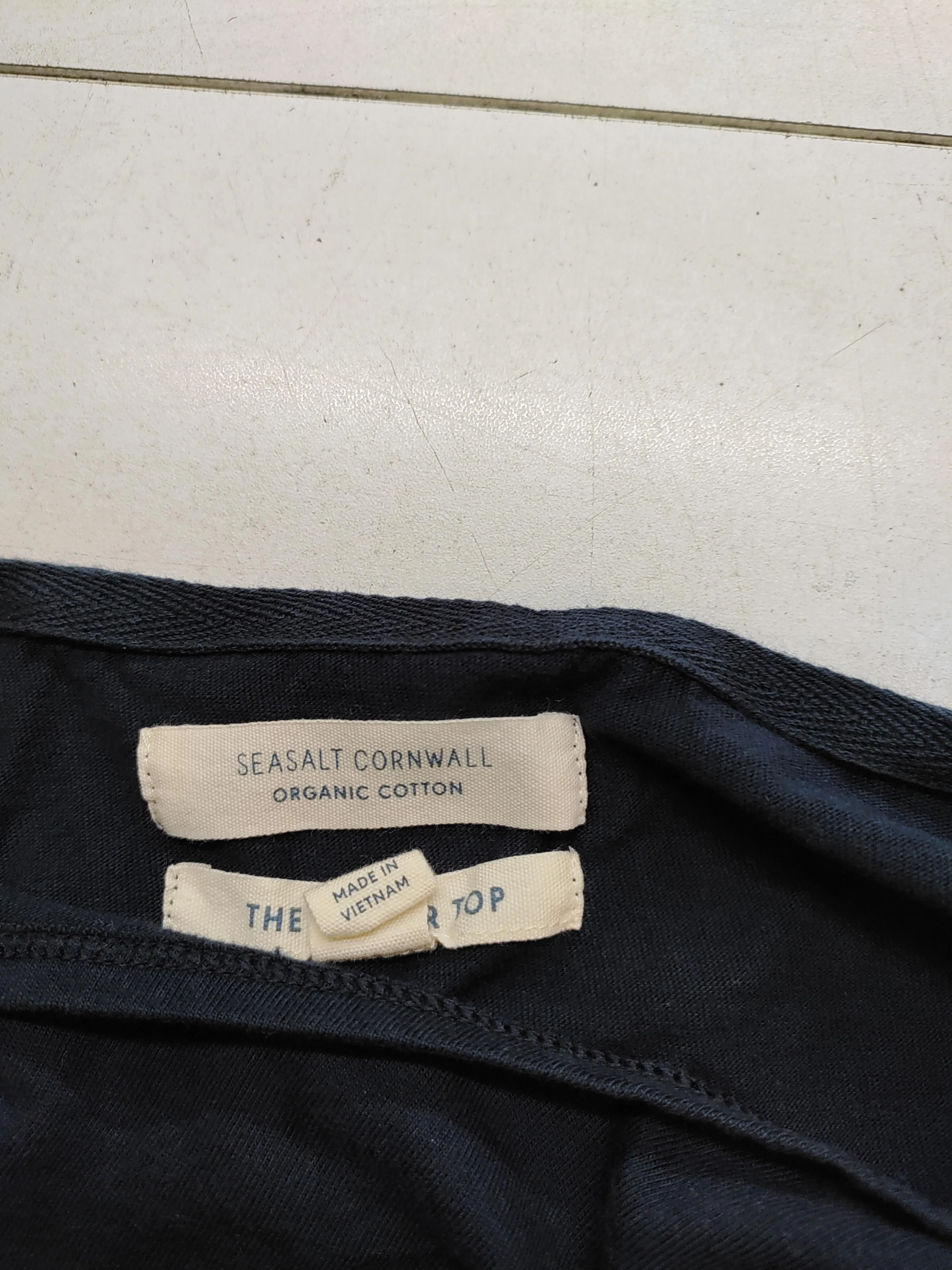 SEASALT CORNWALL Women's Top UK 10 Multi 100% Cotton Basic - Image 5