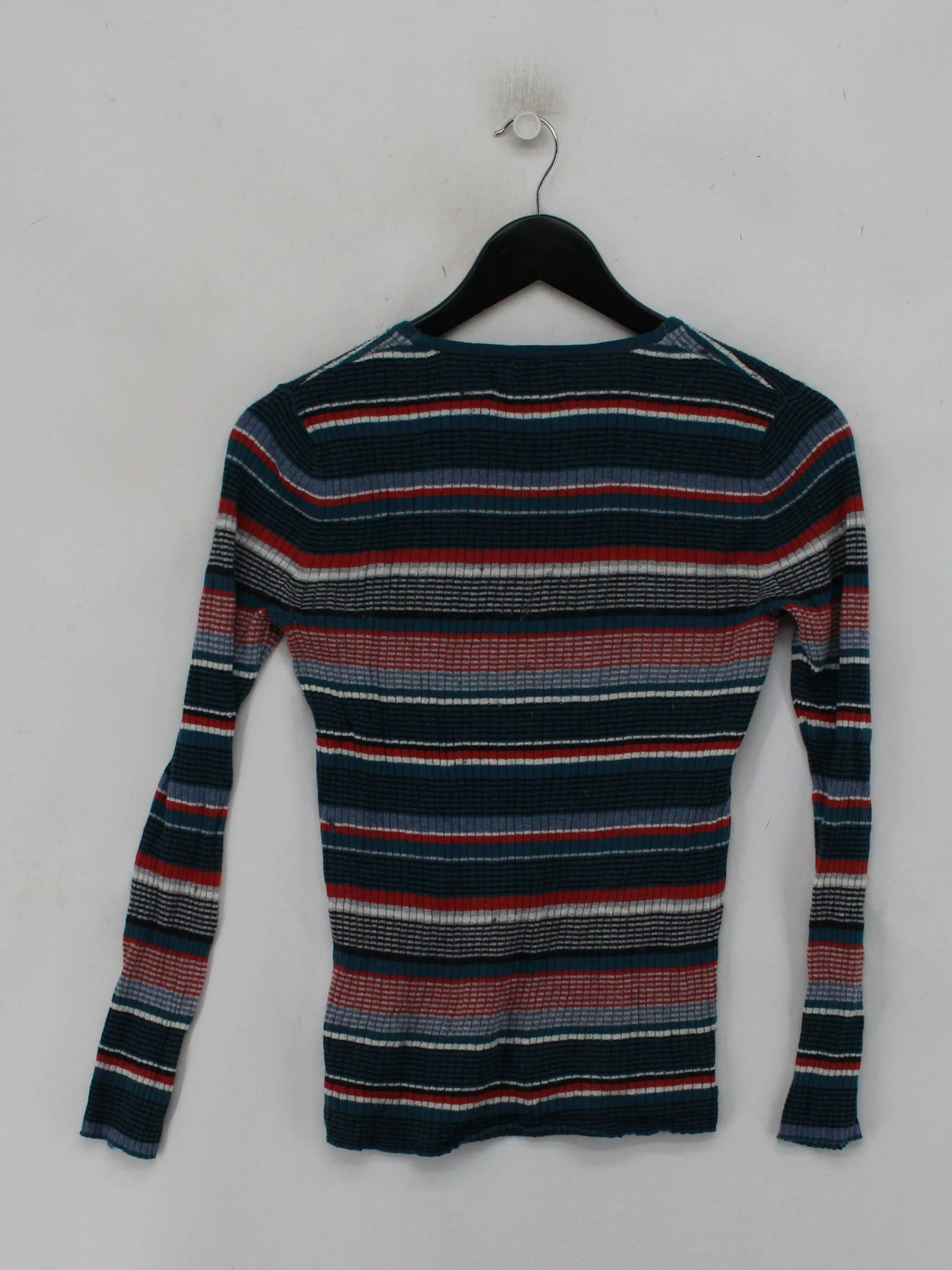 SEASALT CORNWALL Women's Top UK 10 Multi Cotton with Wool Basic - Image 2