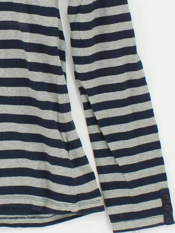 SEASALT CORNWALL Women's Top UK 14 Grey Cotton with Elastane Basic - Image 4