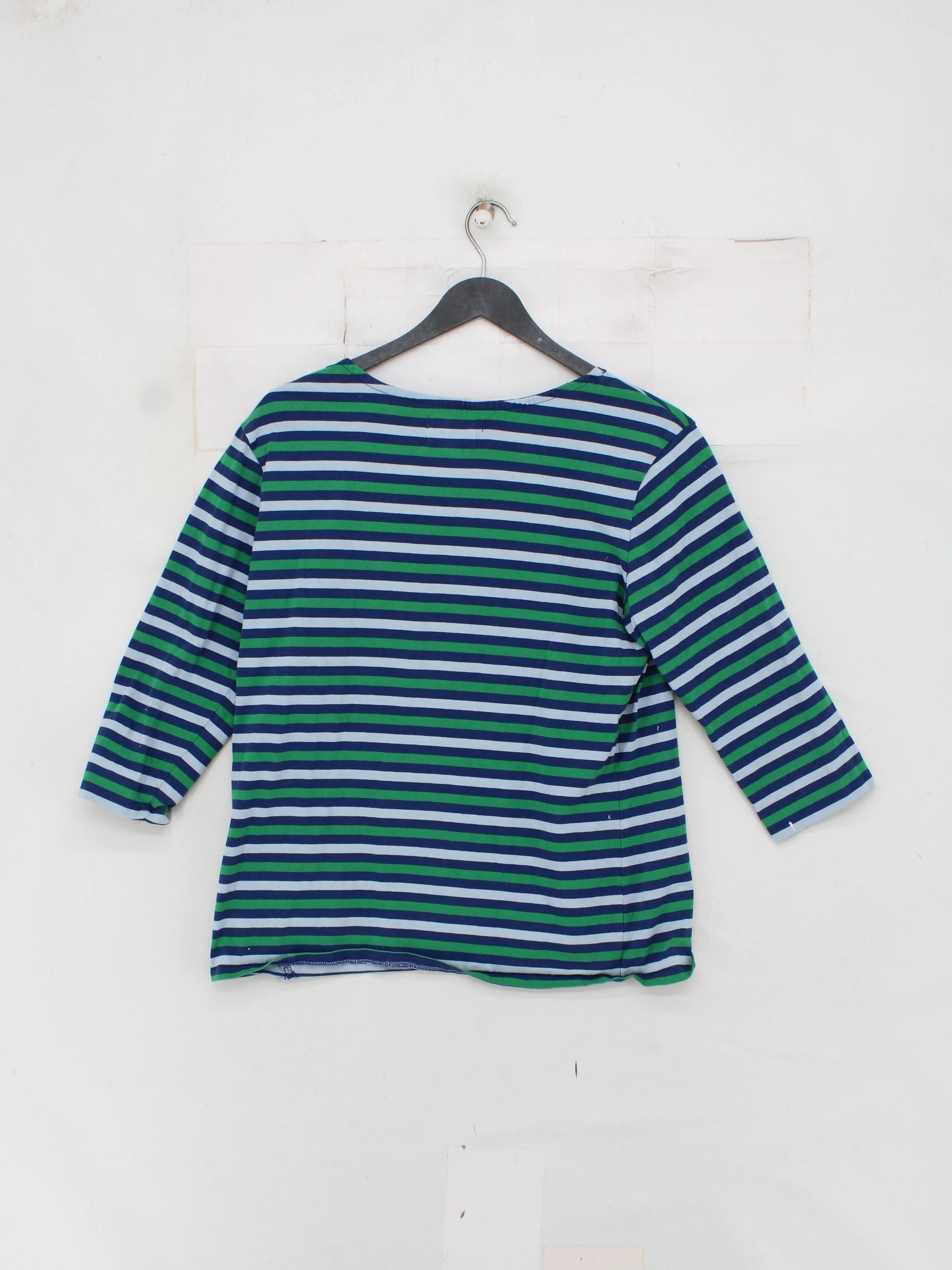 SEASALT CORNWALL Women's Top UK 14 Multi 100% Cotton Basic - Image 2